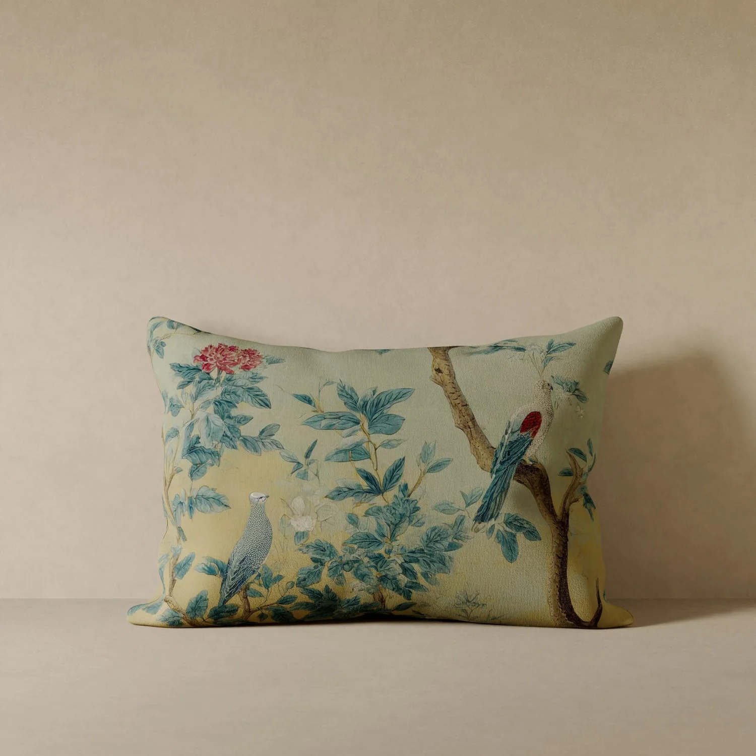Fresco Floral Velvet Pillow - Image 4