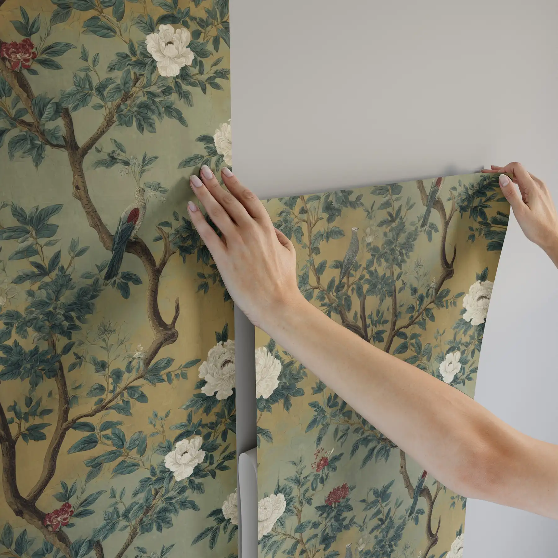 Fresco Floral Wallpaper - Image 3