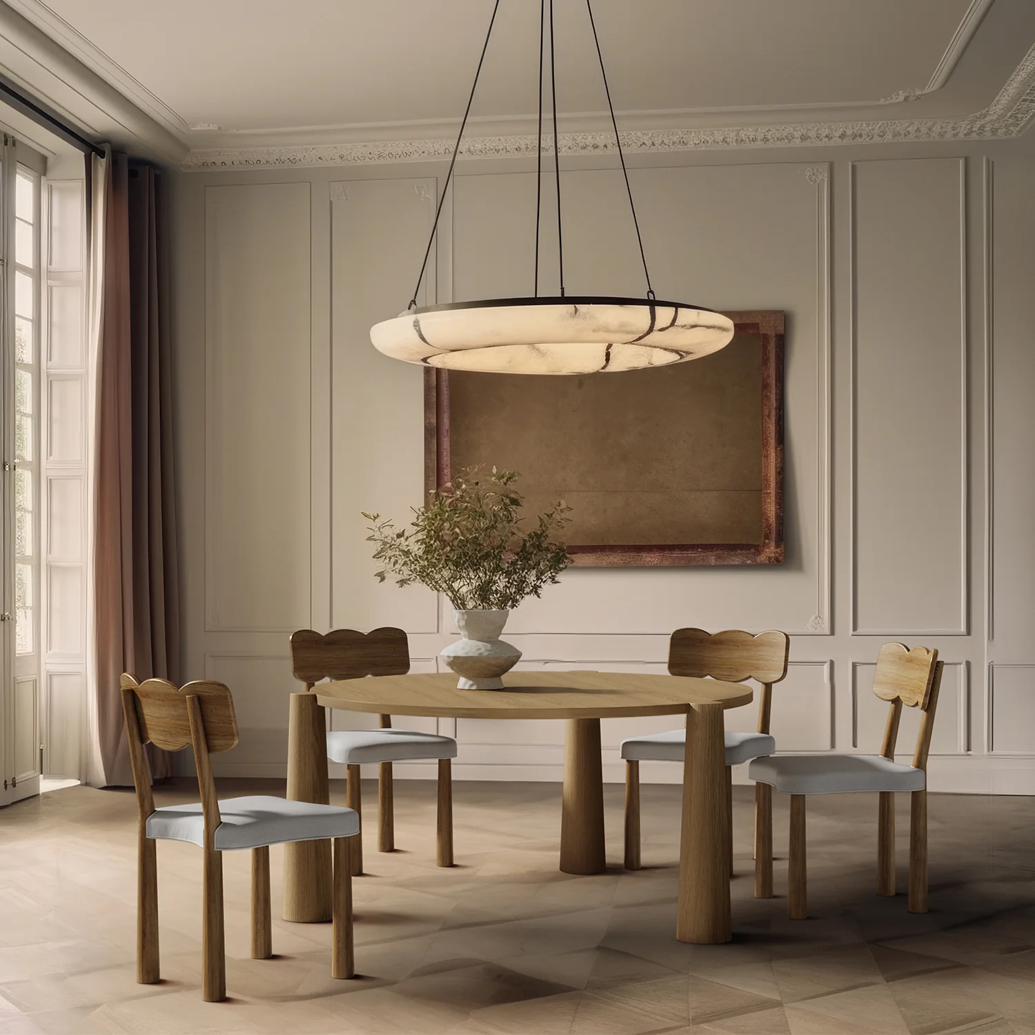 Girard Dining Table (Oak) - Image 3