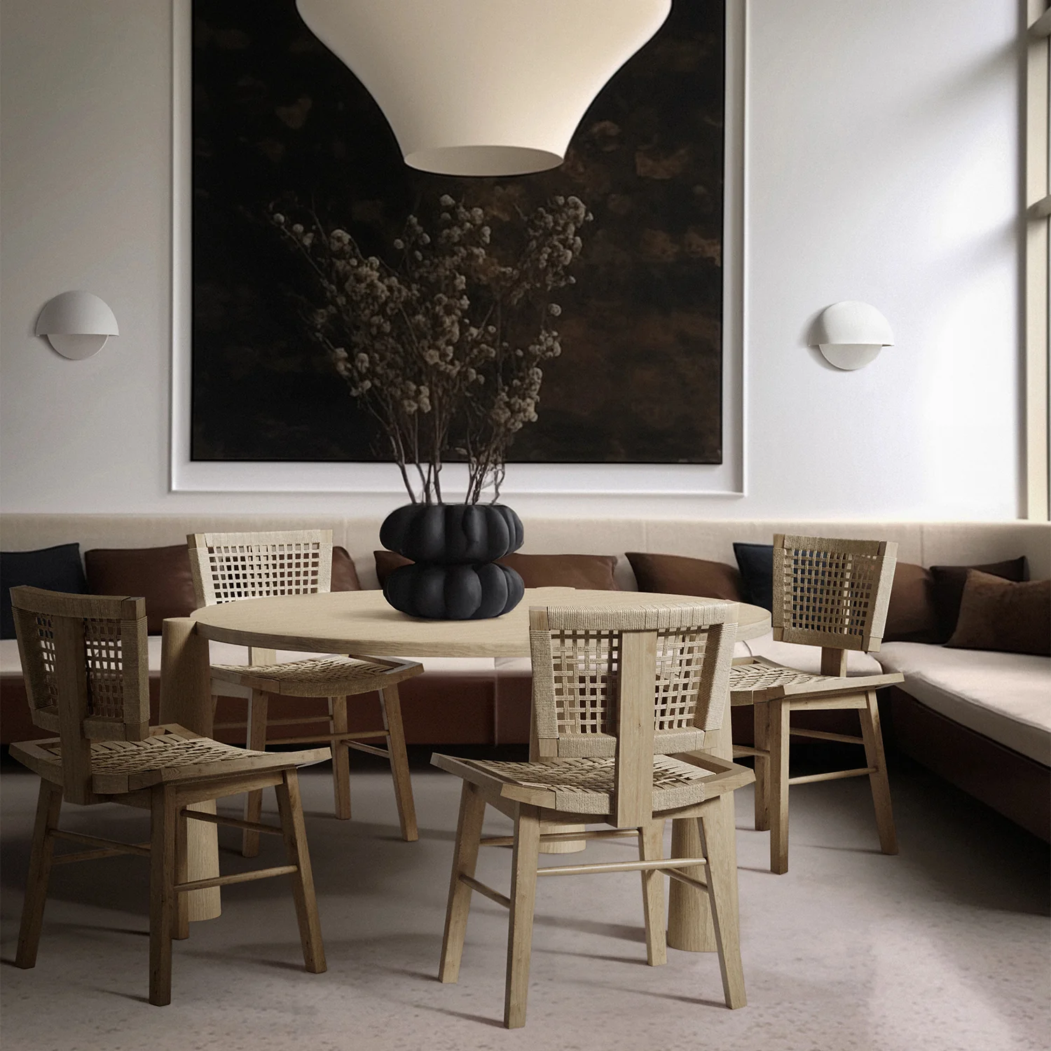 Girard Dining Table (Oak) - Image 4