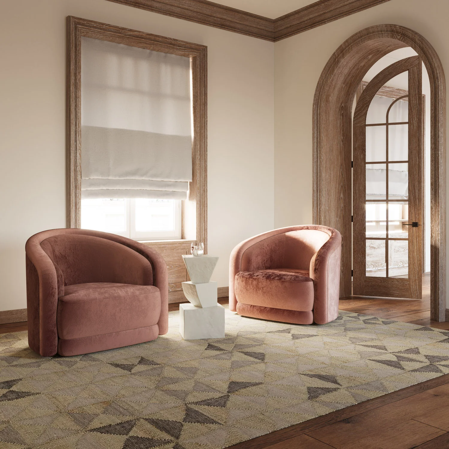 Gurara Chevrette Rug (Light Grey) - Image 7