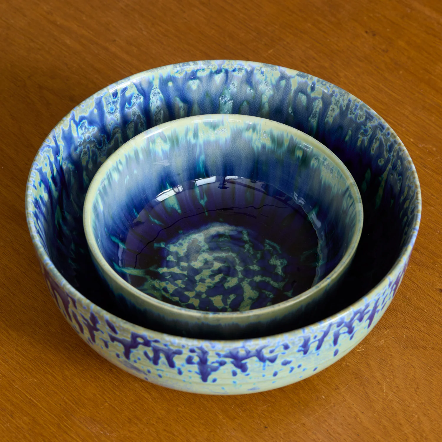 Hanami Stoneware Dinnerware Set, Indigo, Set of 20 - Image 8