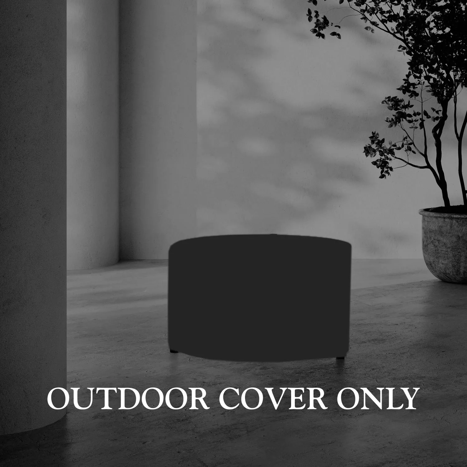 Hudson 25" Round Side Table Outdoor Cover - Image 2