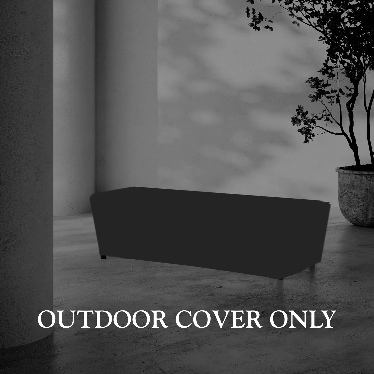 Hudson 46" Rectangular Coffee Table Outdoor Cover - Image 2