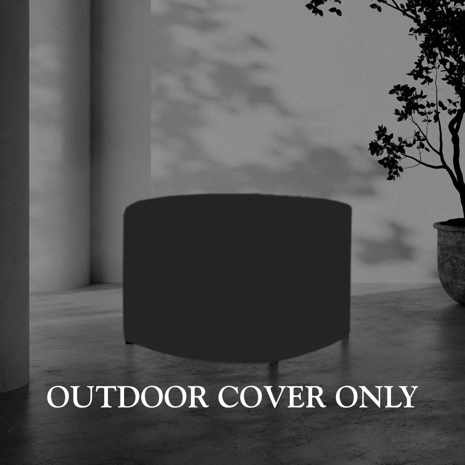 Hudson 47" Round Dining Table Outdoor Cover - Image 2