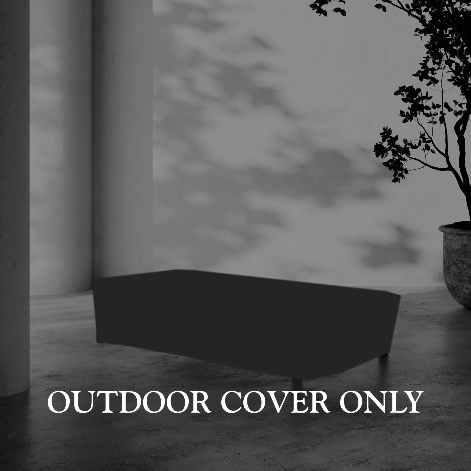 Hudson 63" Rectangular Coffee Table Outdoor Cover - Image 2