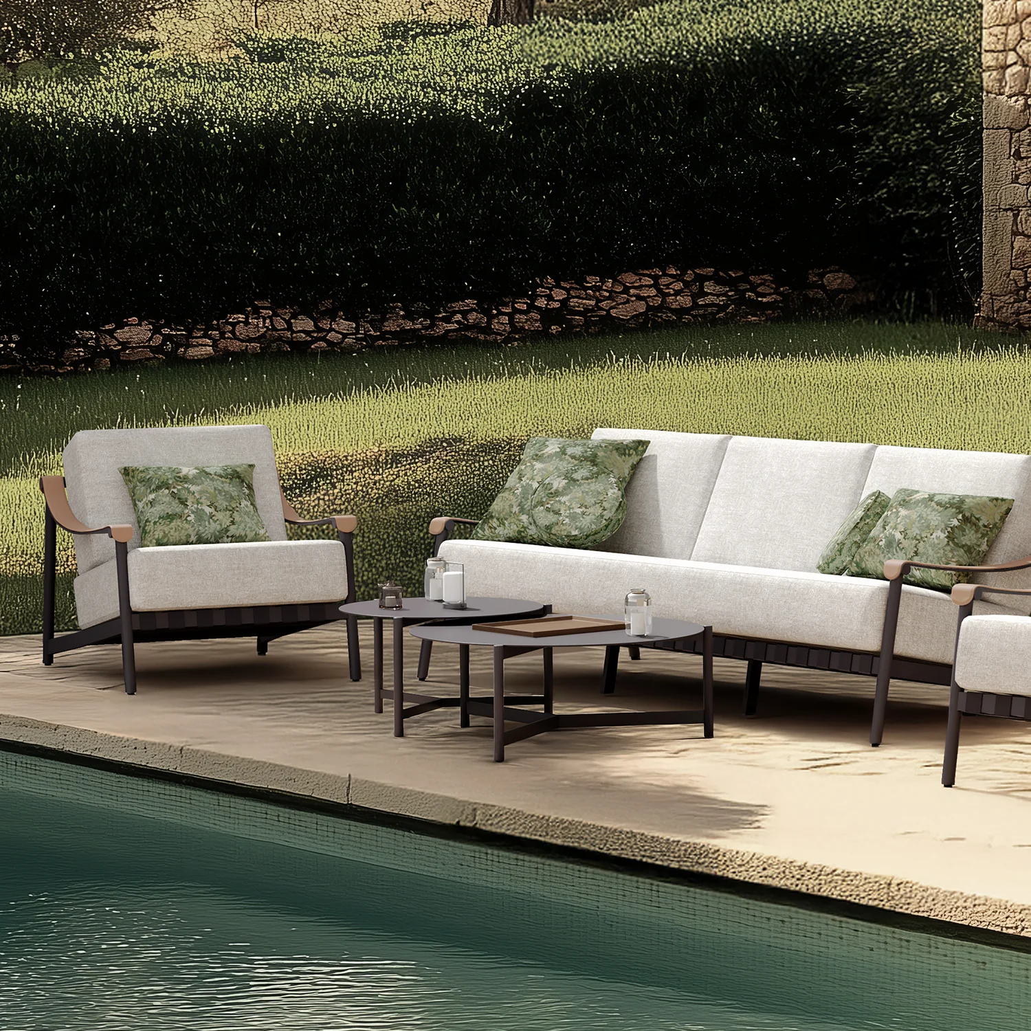 Outdoor Pillow - Foliage Tapestry - Image 4