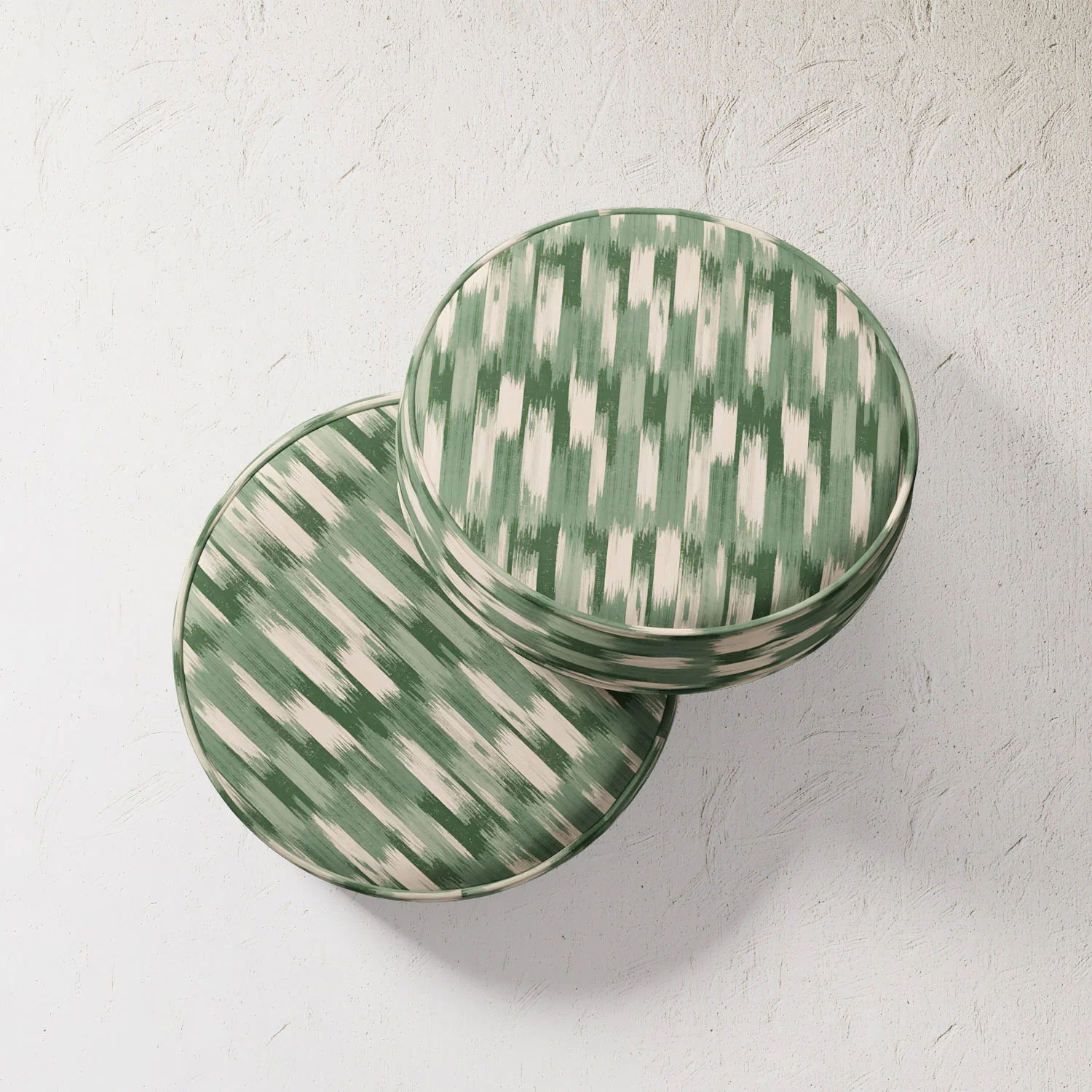 Outdoor Pillow - Green French Flamme - Image 3