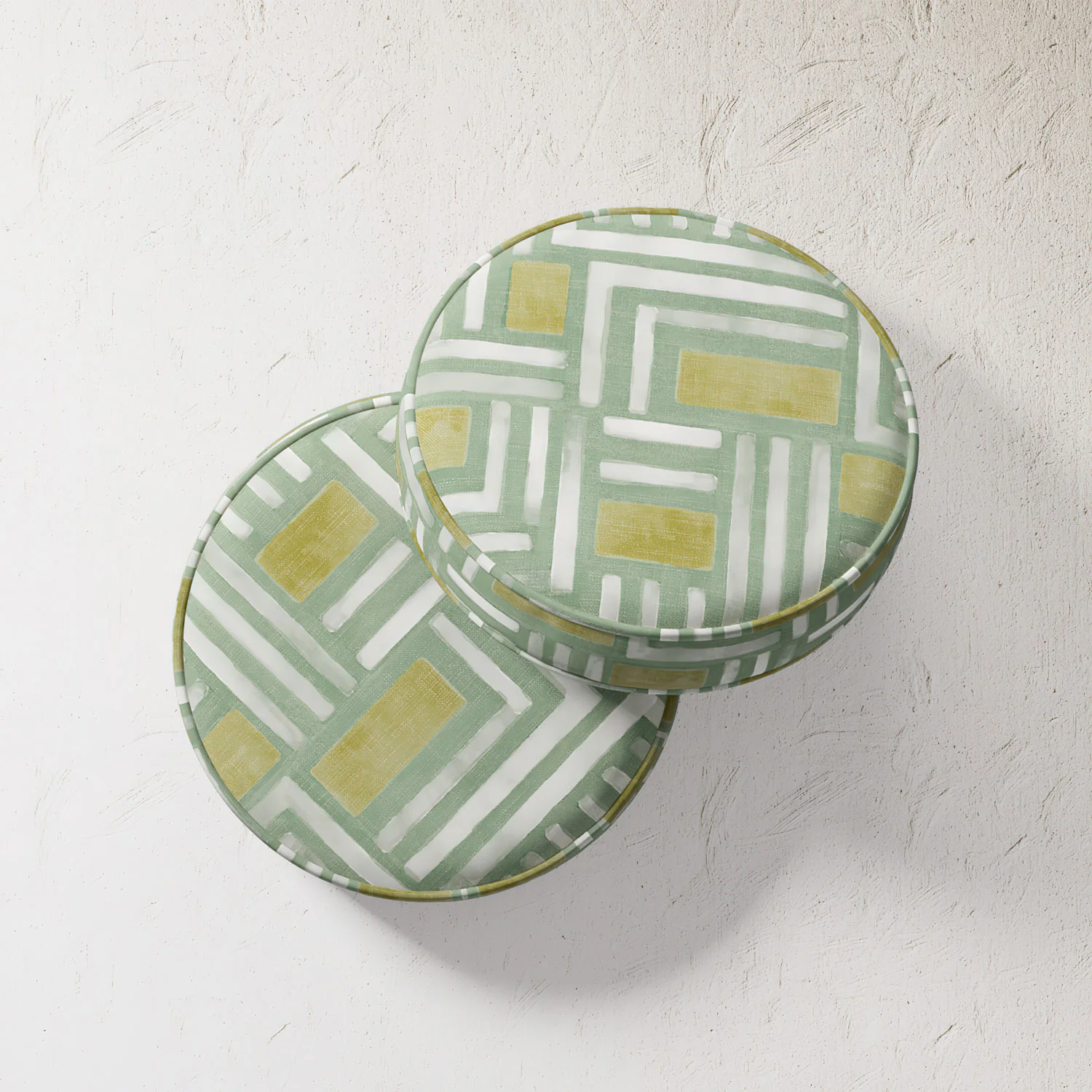 Outdoor Pillow - Painterly Labyrinth - Image 4