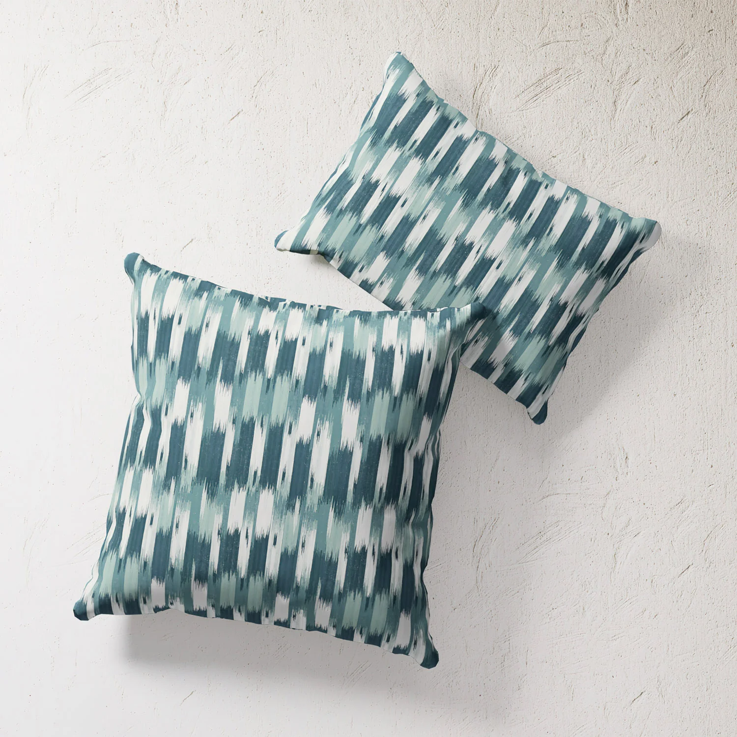 Outdoor Pillow - Teal French Flamme - Image 3