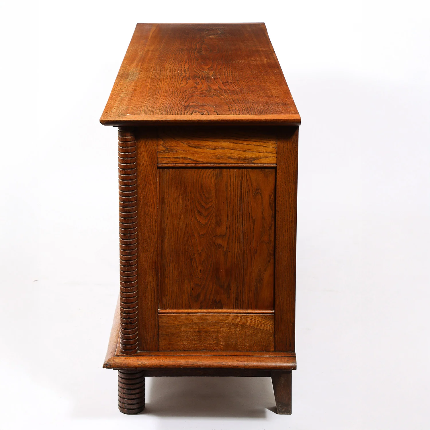 Jacques Adnet Attributed Sideboard in Oak - Image 5