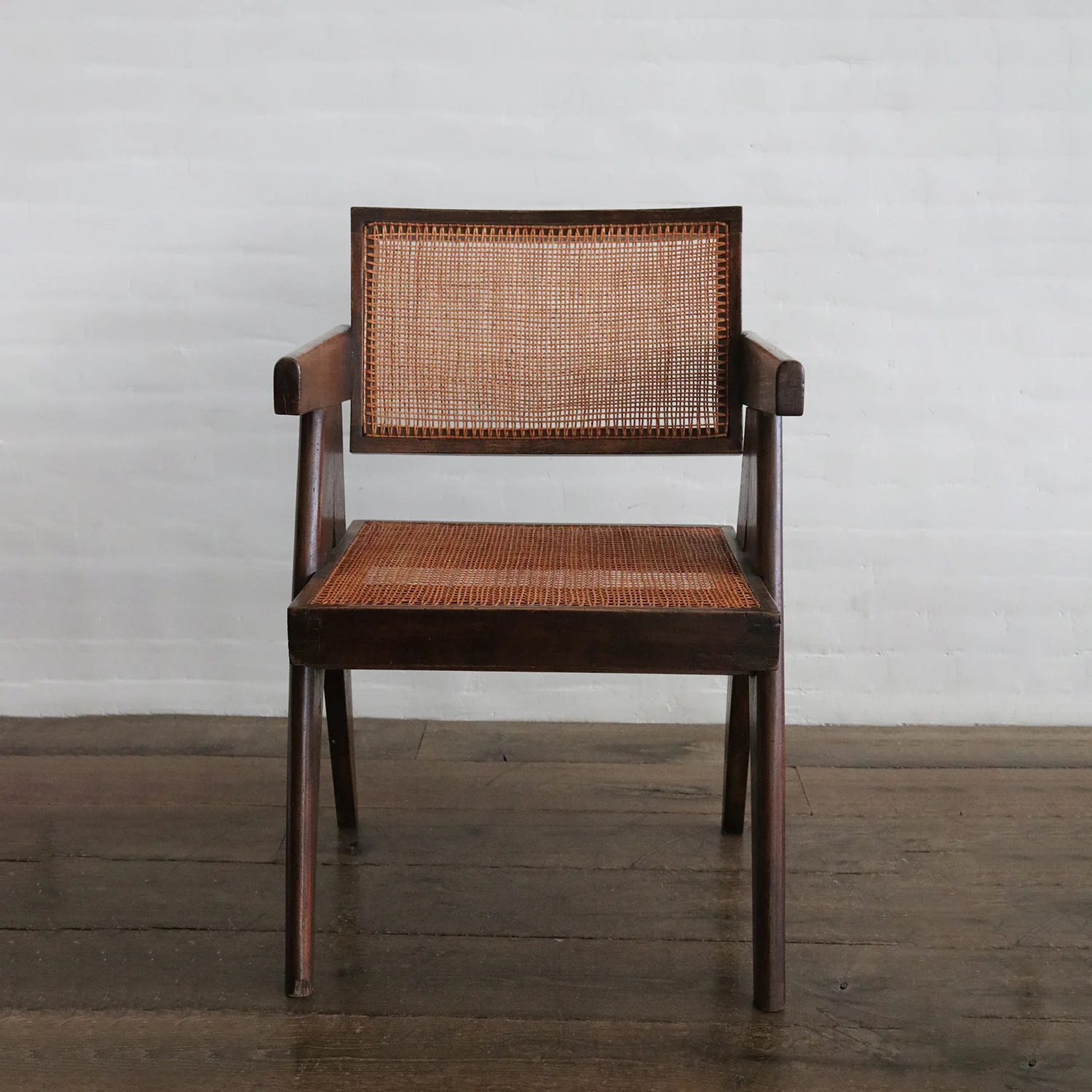 Pierre Jeanneret Office Cane Chairs (ca 1954) - Image 4