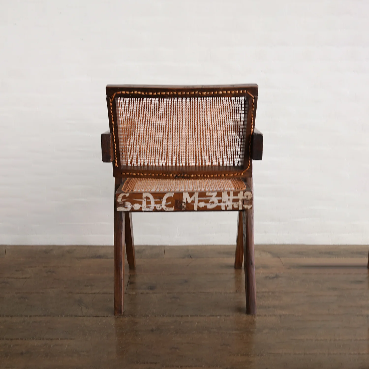 Pierre Jeanneret Office Cane Chairs (ca 1954) - Image 6