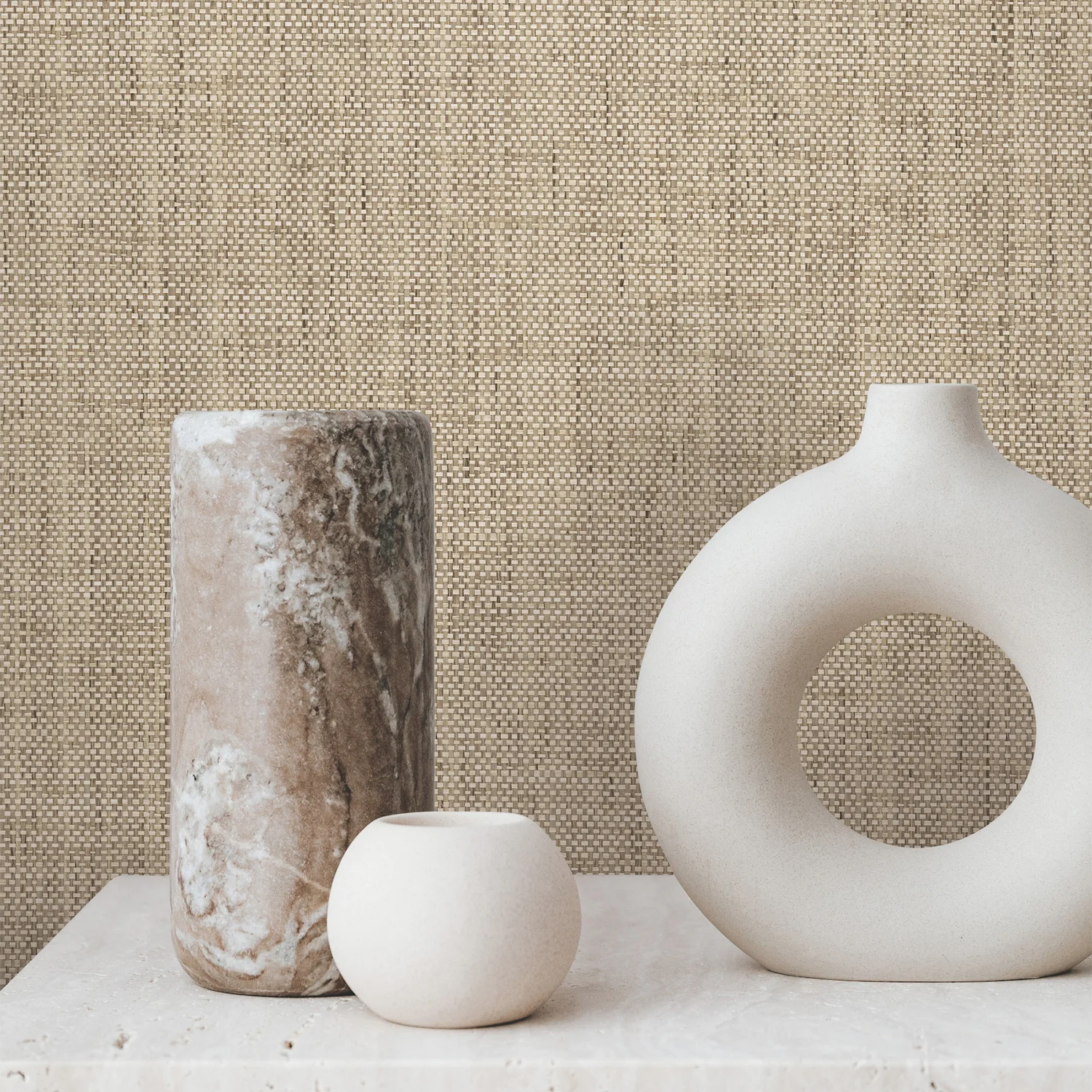 Kami Mushroom Paperweave Wallpaper - Image 2