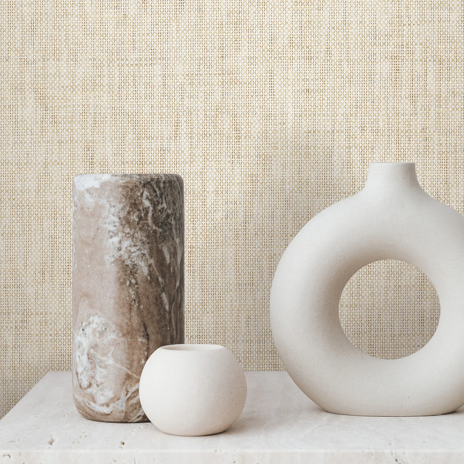Kami Natural Paperweave Wallpaper - Image 2