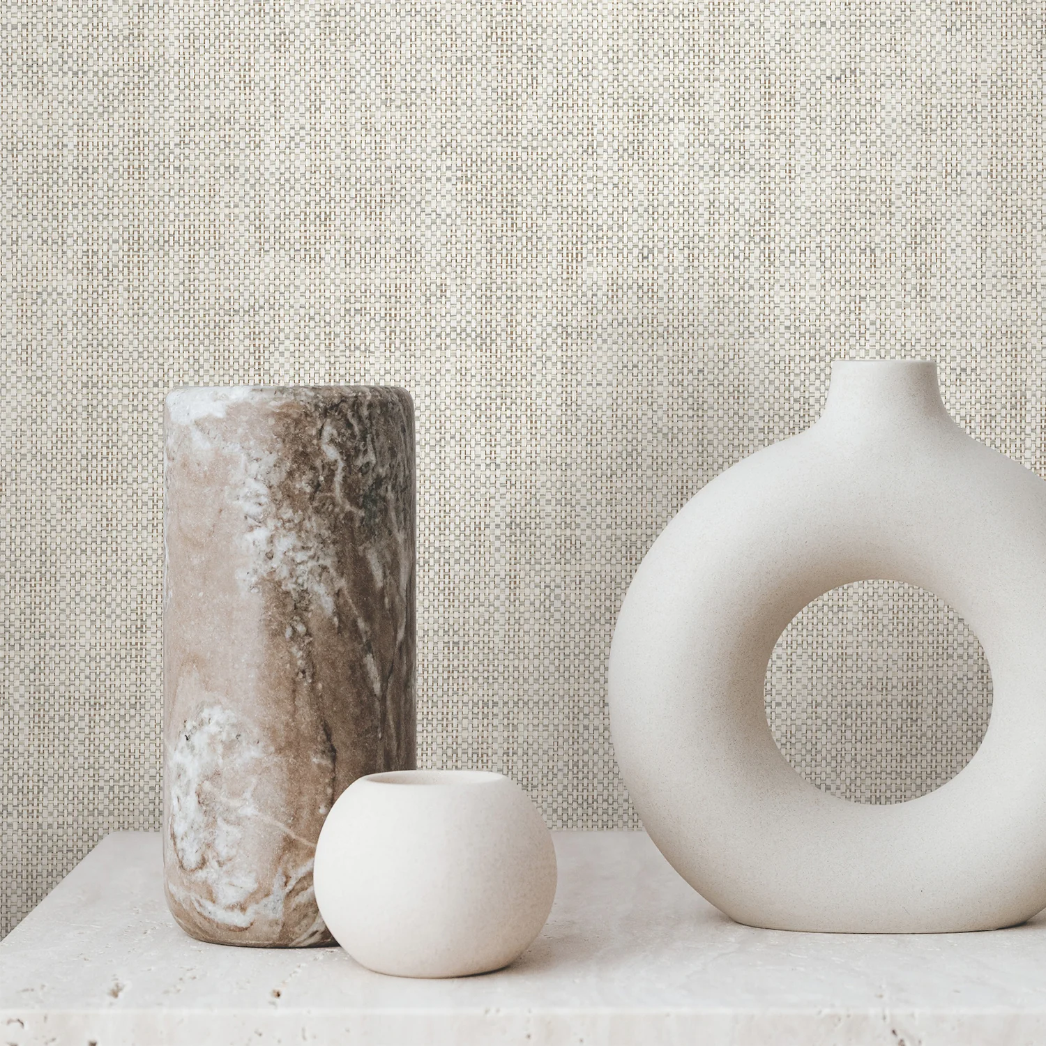 Kami Smoke Paperweave Wallpaper - Image 2