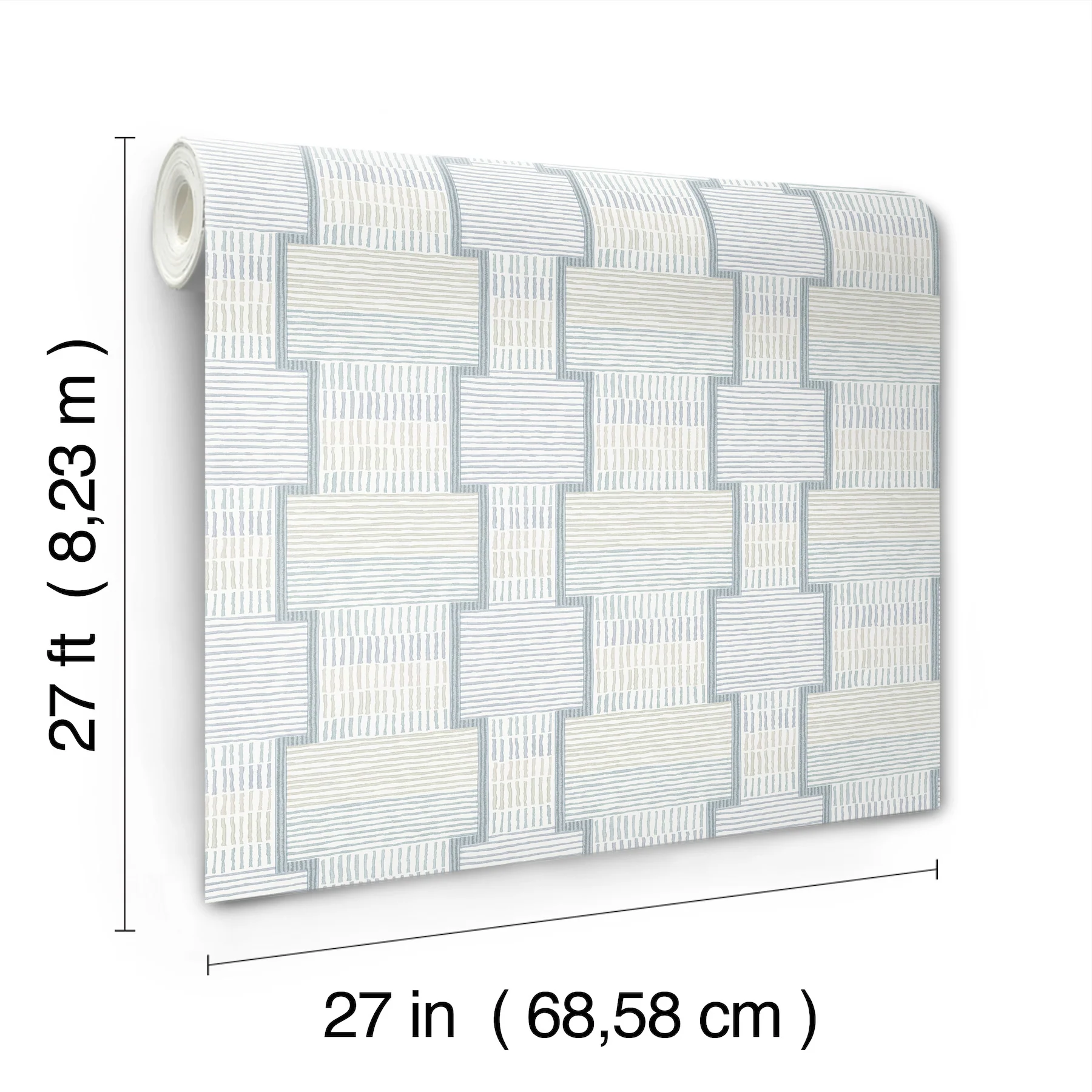 La Broderie Sky Blue Wallpaper - Image 4