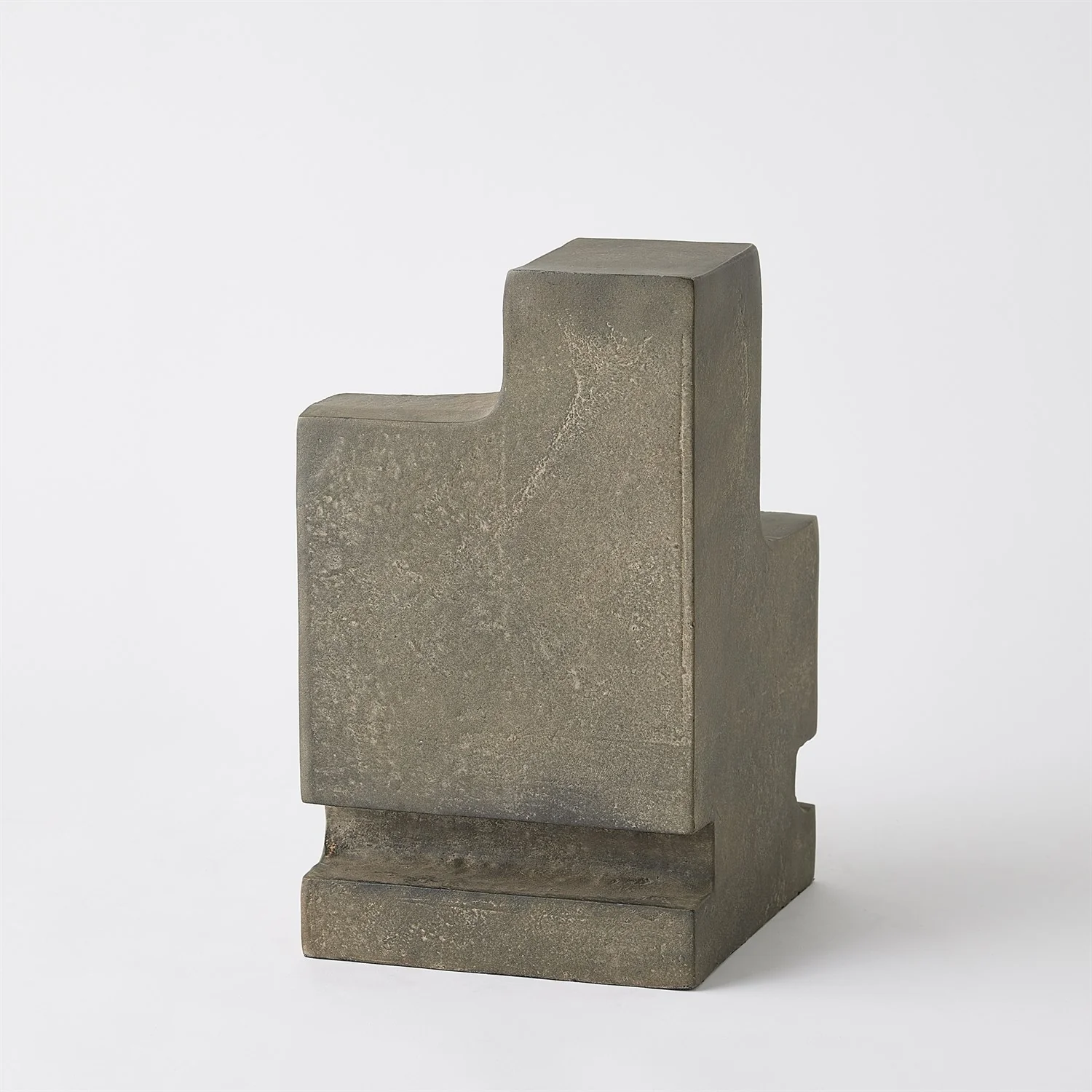 La Structure Sculptural Pillar Holder (Grey) - Image 4