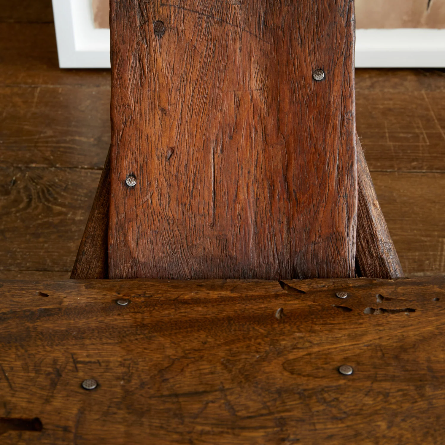 Late 19th Century Rustic Handcarved Gazing Chairs - Embrace the Wabi-Sabi Aesthetic - Image 4