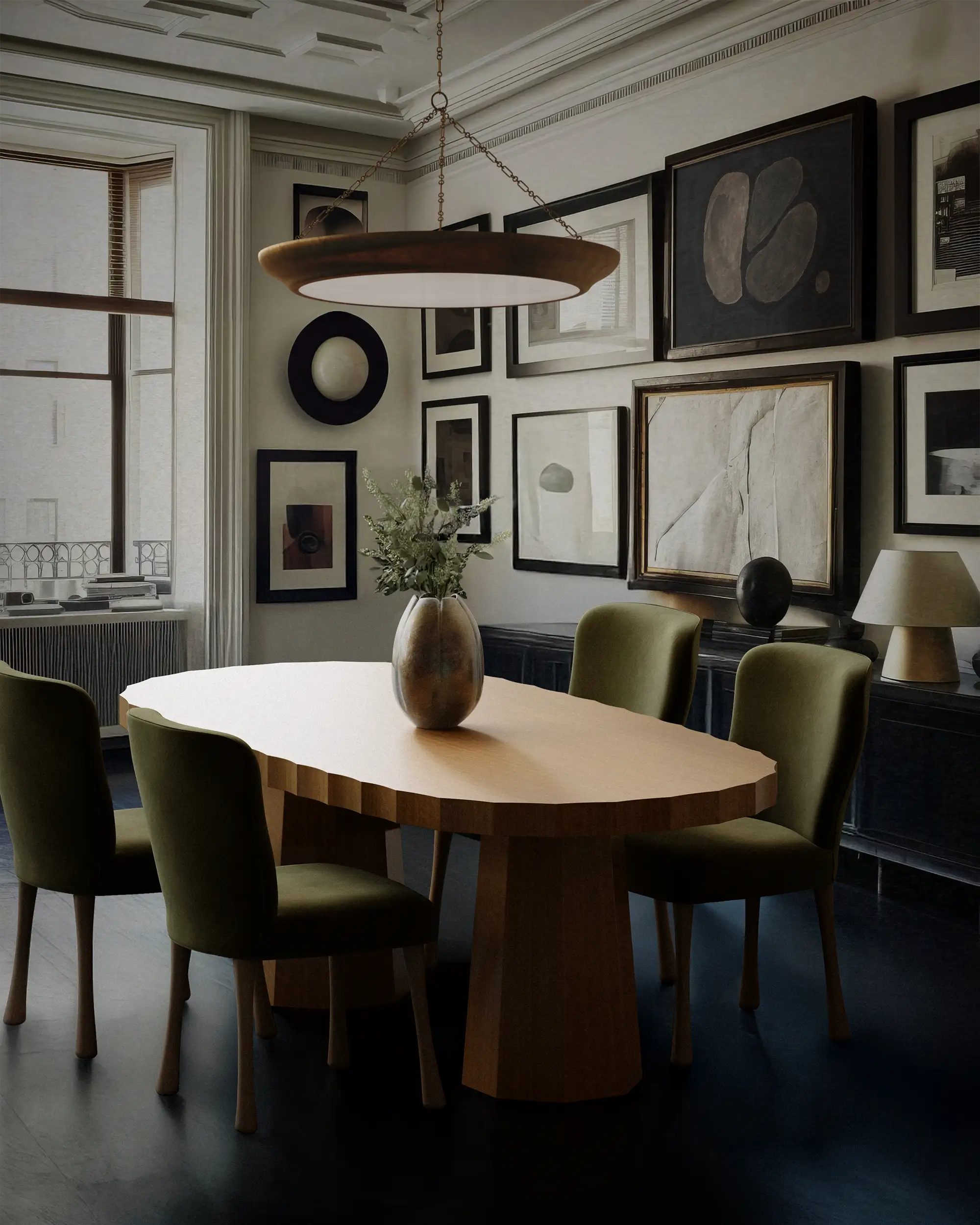 Ondara Fluted Dining Table Oblong - Image 3