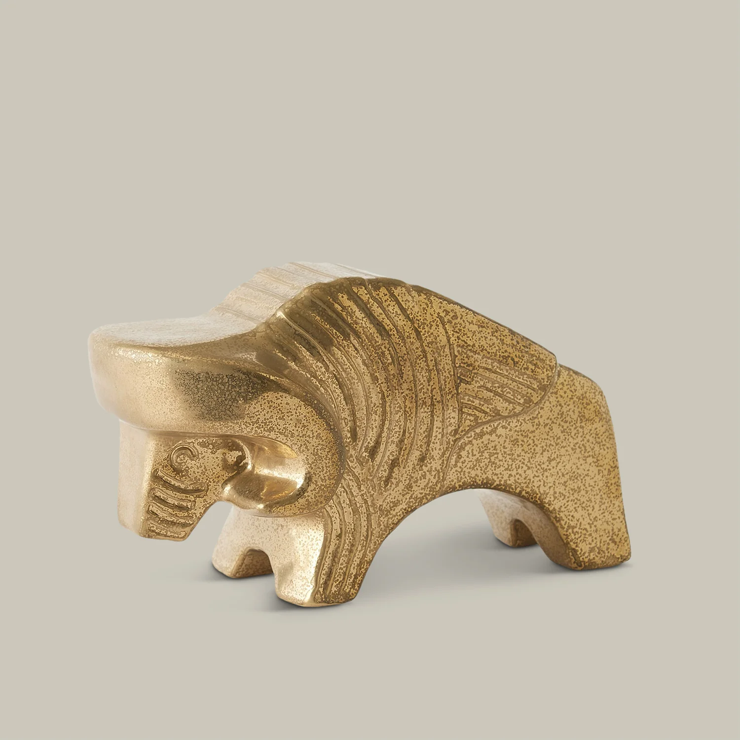 Les Animaux : Bison (Antique Gold) - Image 2
