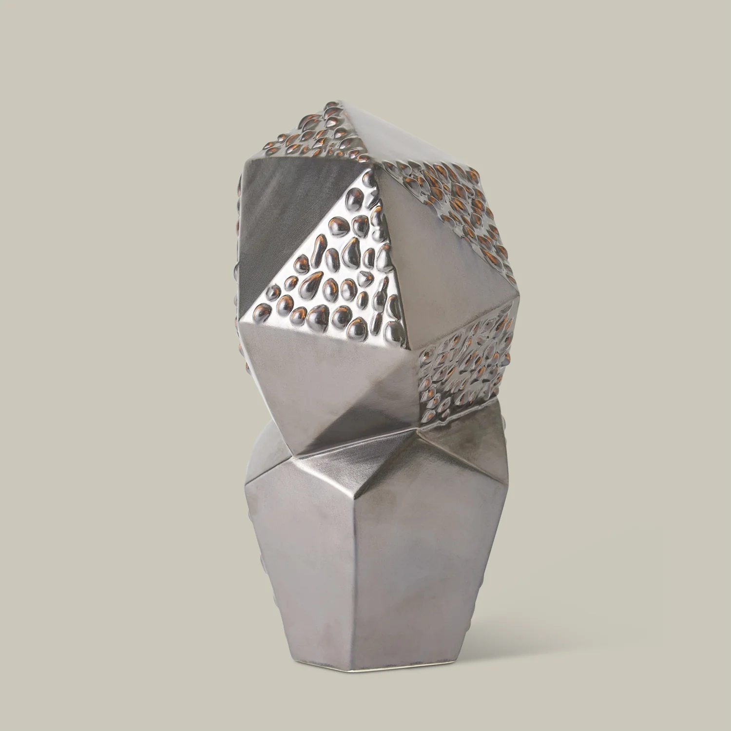 Les Facettes Sculpture (Gunmetal) - Image 4