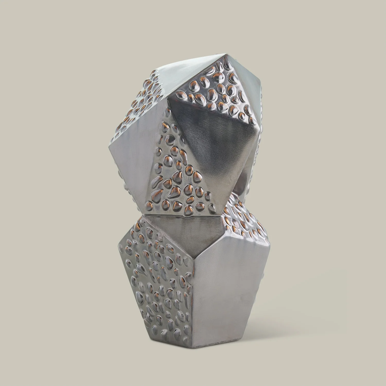 Les Facettes Sculpture (Gunmetal) - Image 5