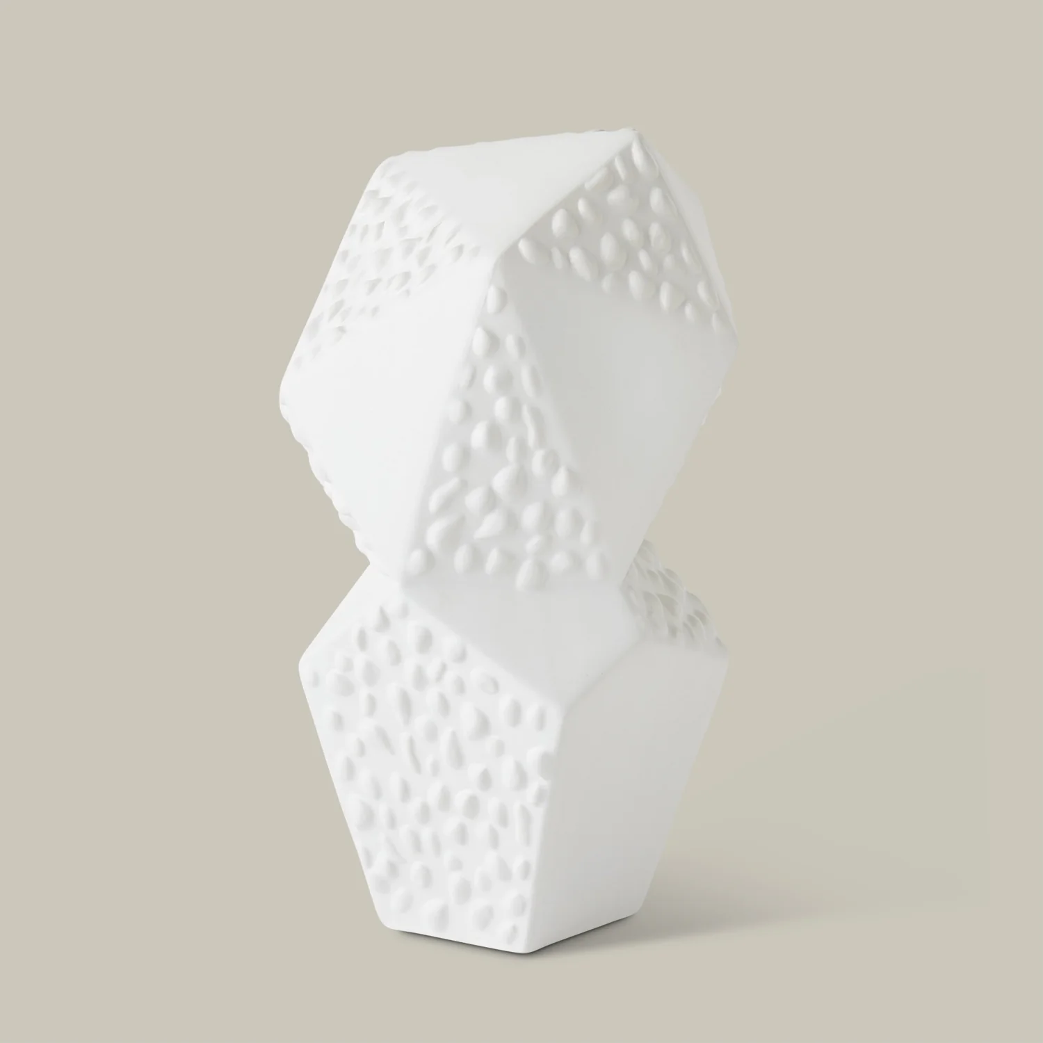 Les Facettes Sculpture (Matte White) - Image 3