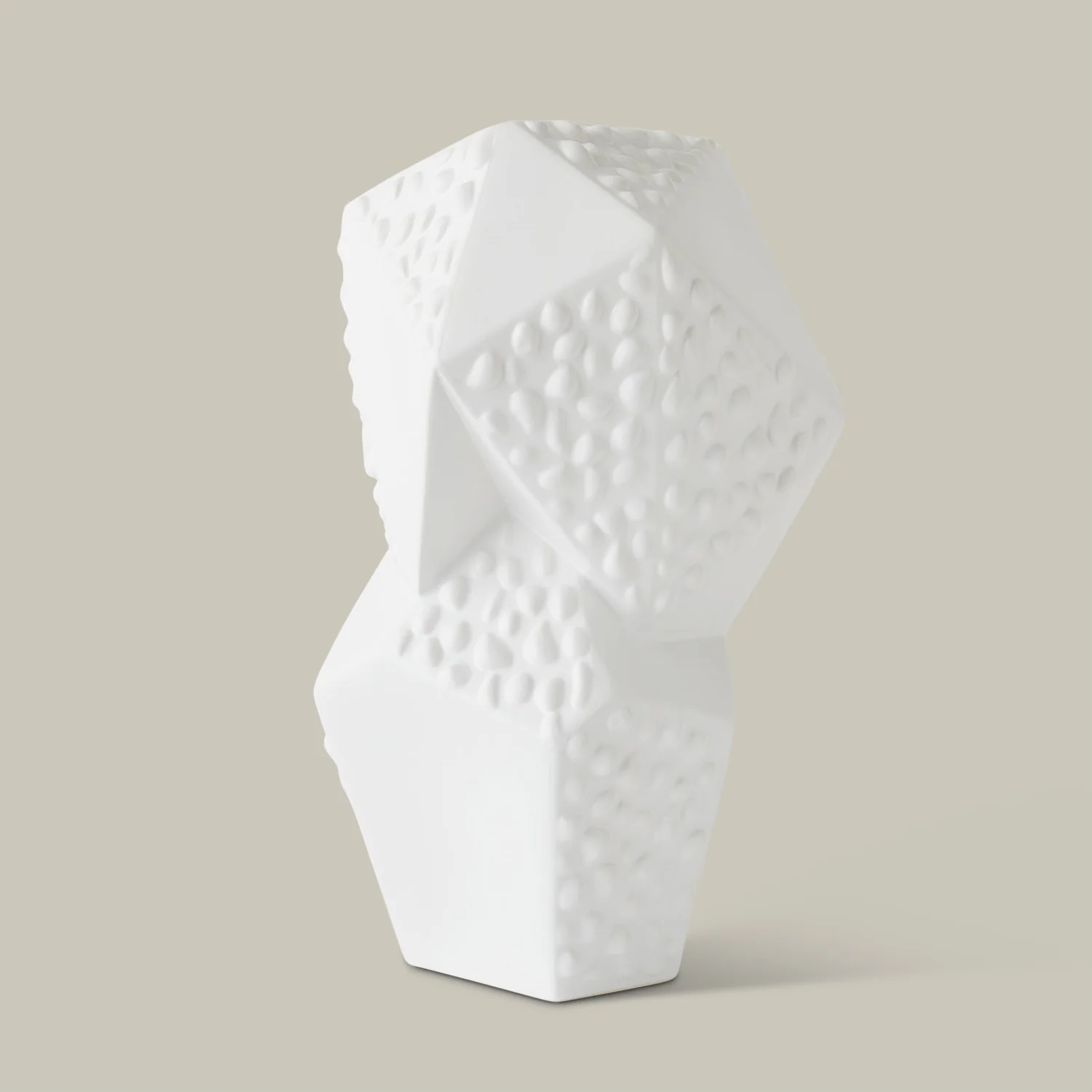 Les Facettes Sculpture (Matte White) - Image 4