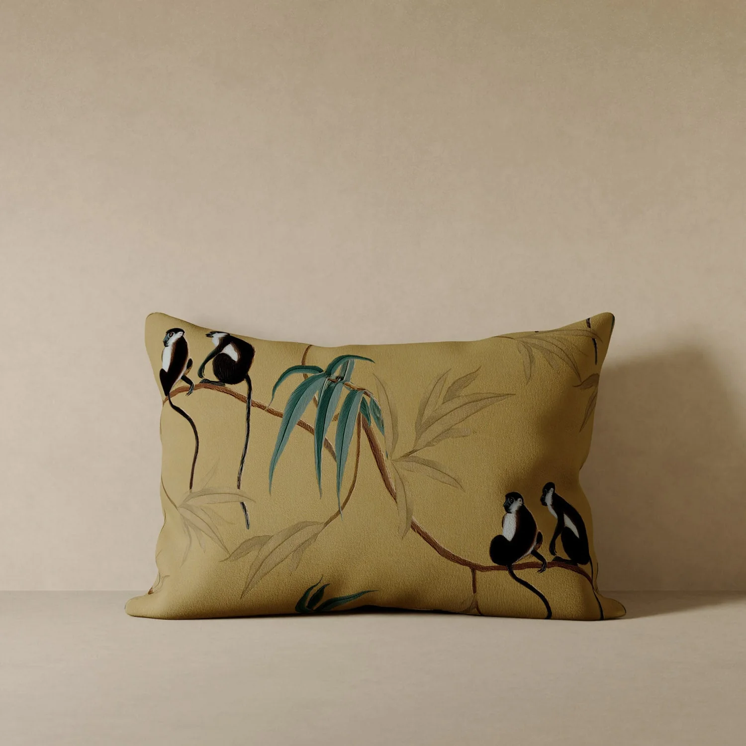 Les Singes Velvet Pillow - Image 5