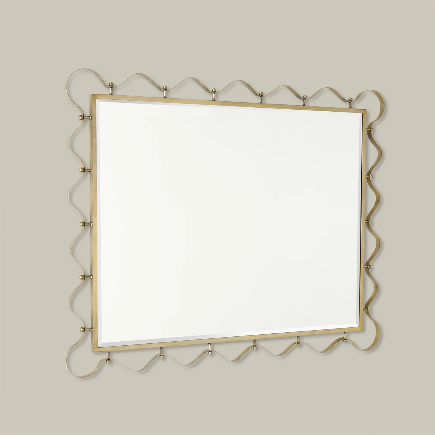 Les Vagues Mirror - Brass - Image 4