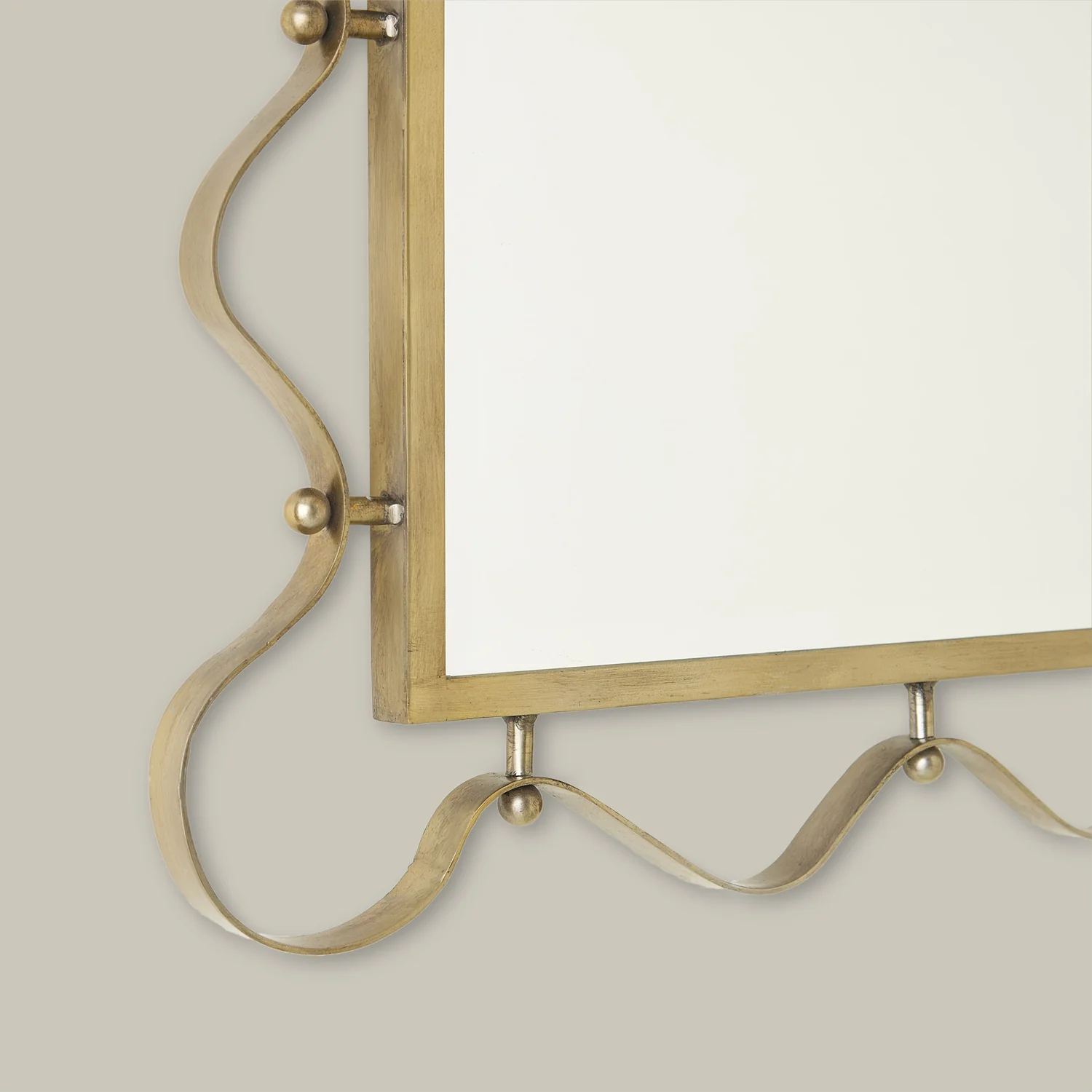 Les Vagues Mirror - Brass - Image 6