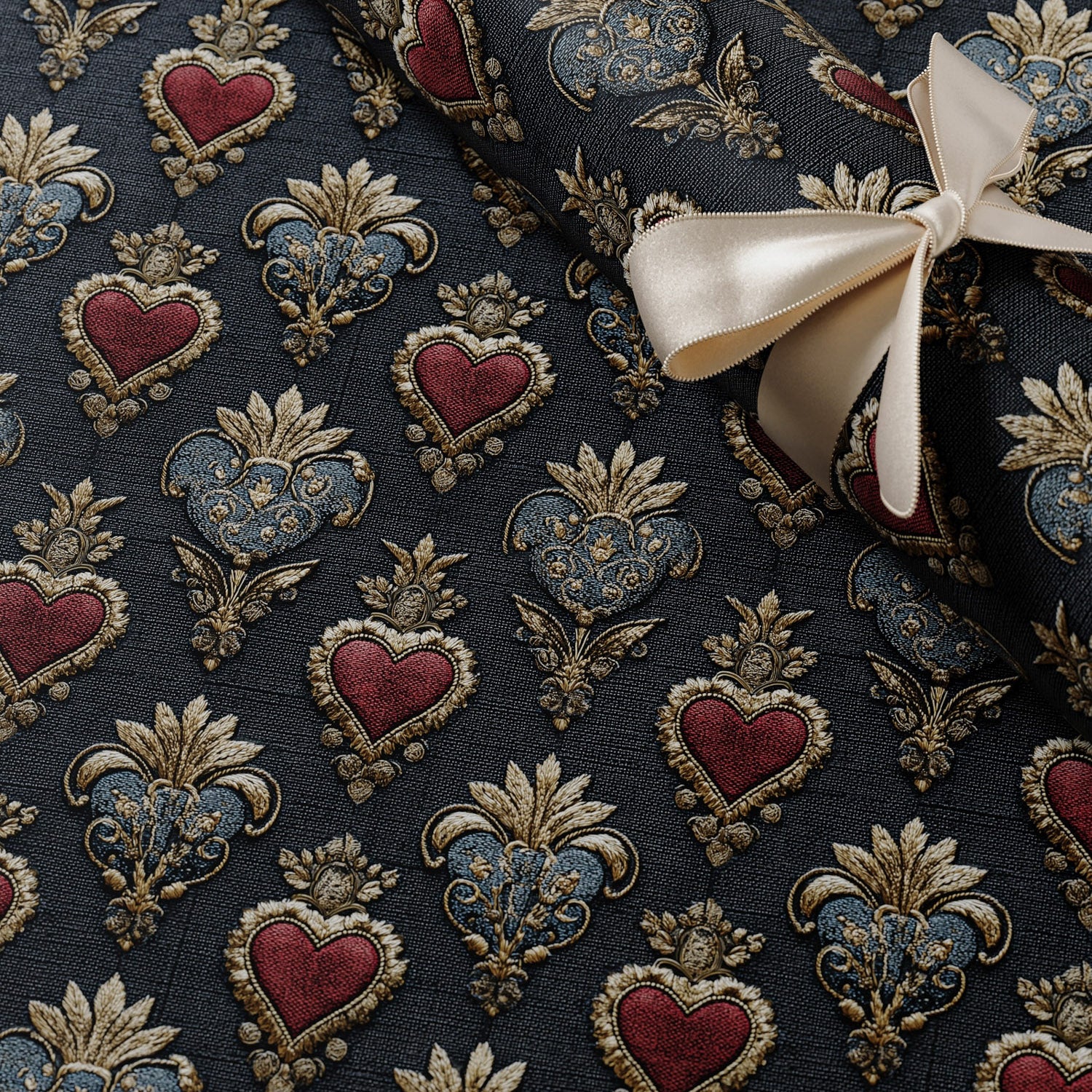 Love Embroidery Gift Wrapping Paper - Image 3