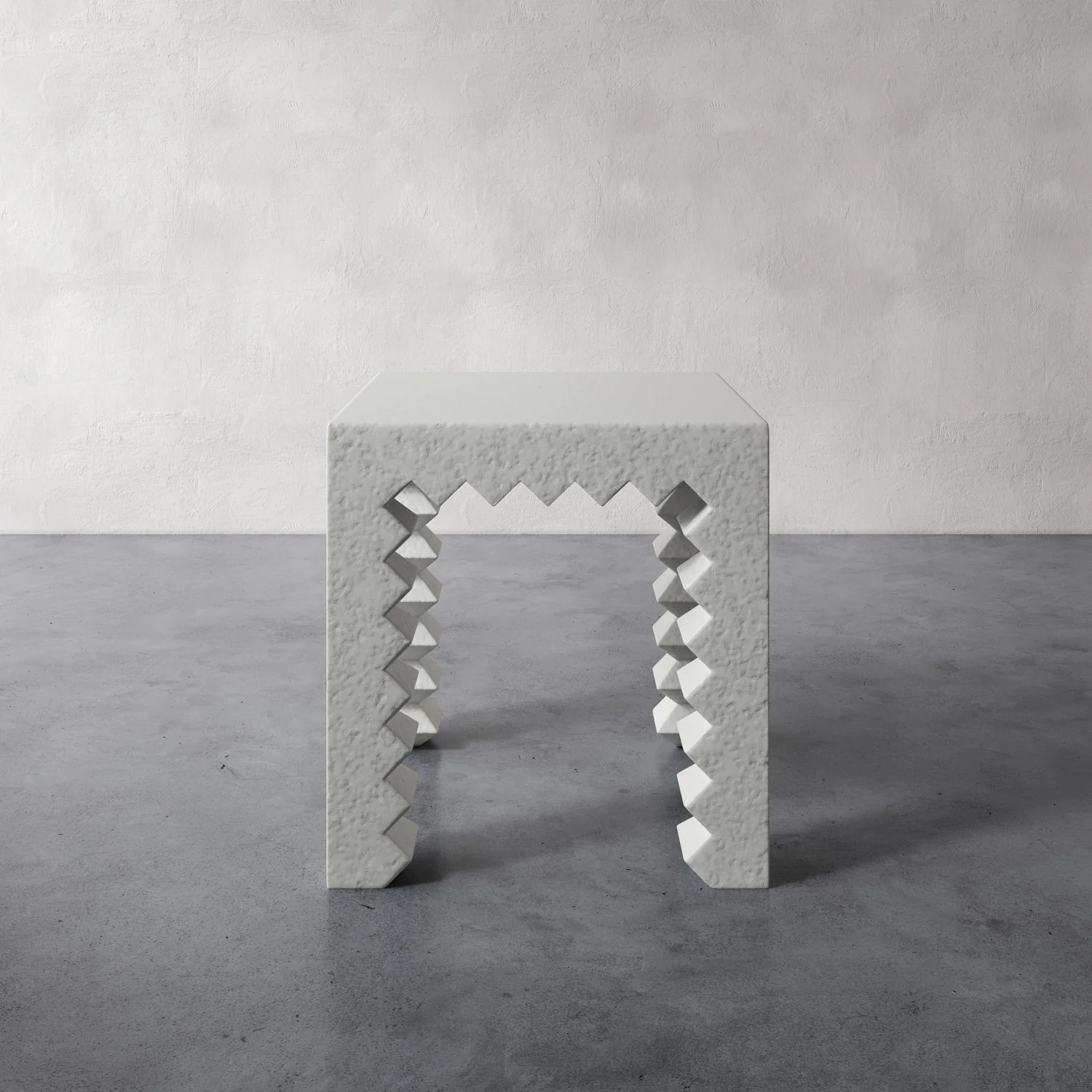 Lucien Plaster Side Table - Image 4