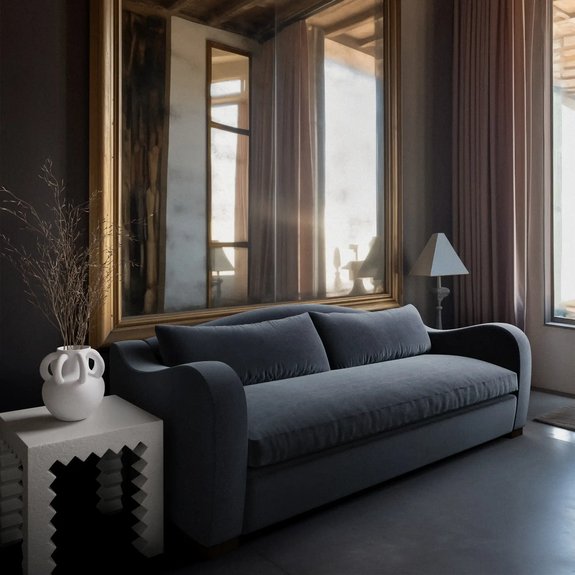 Lucien Plaster Side Table - Image 7