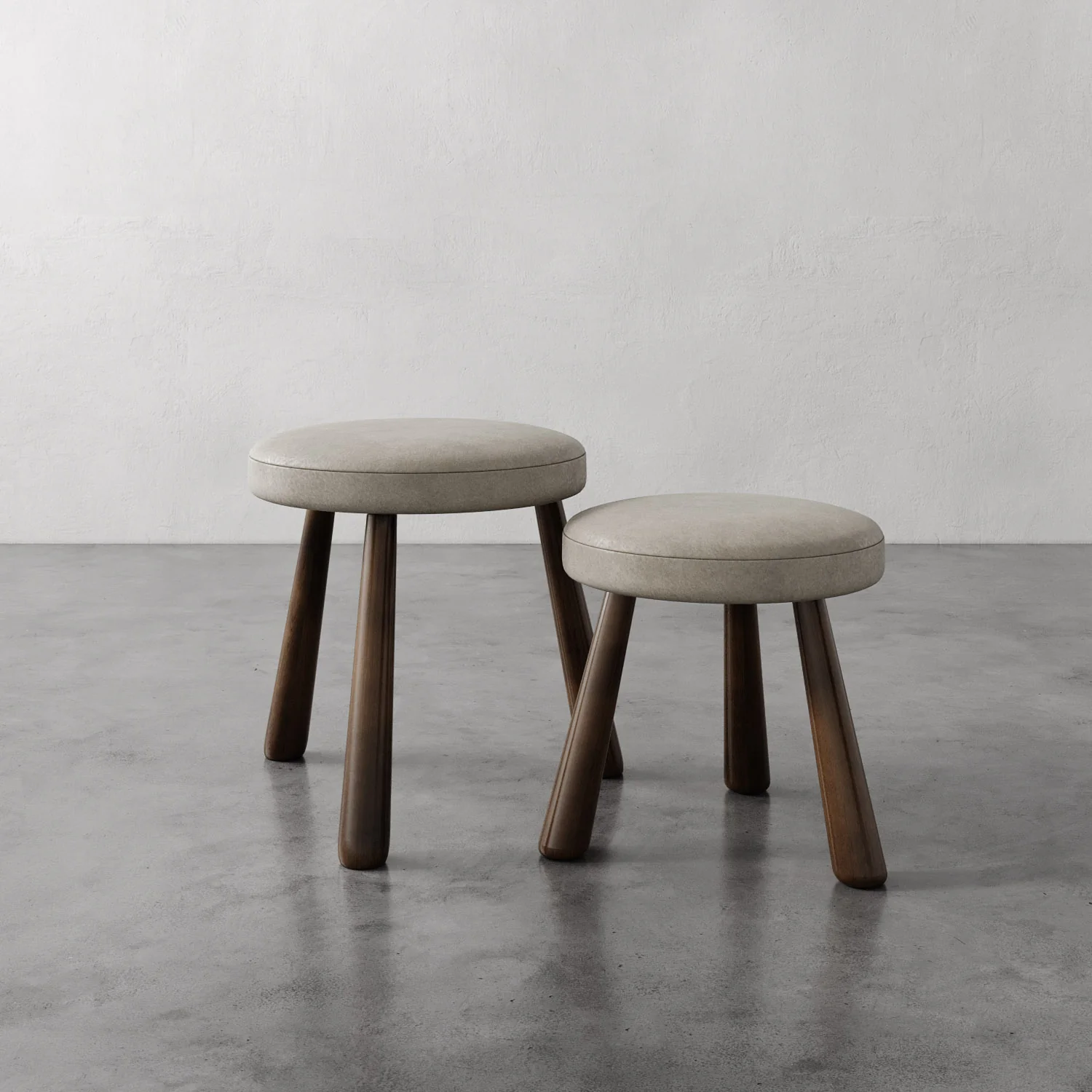 Madeleine Leather Stool - Image 5