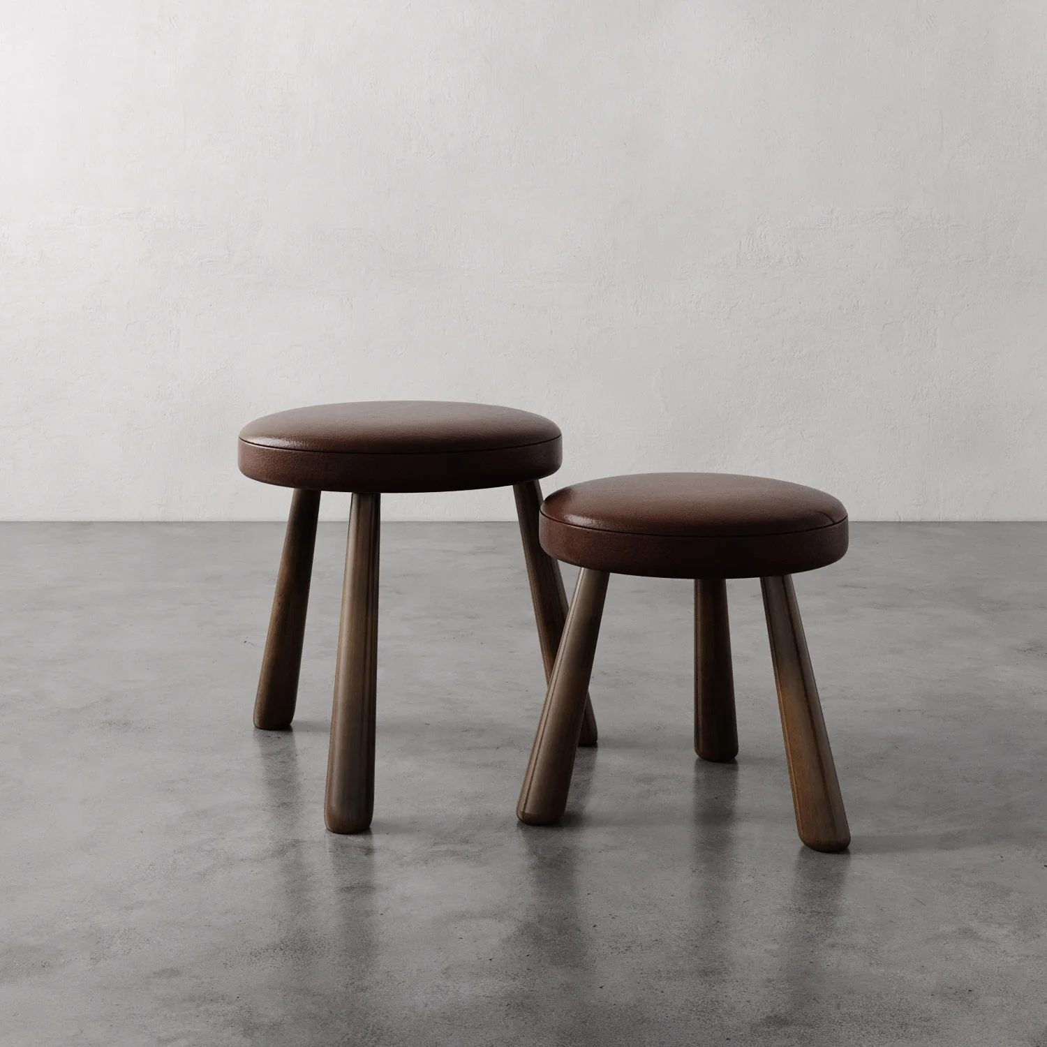 Madeleine Leather Stool - Image 6