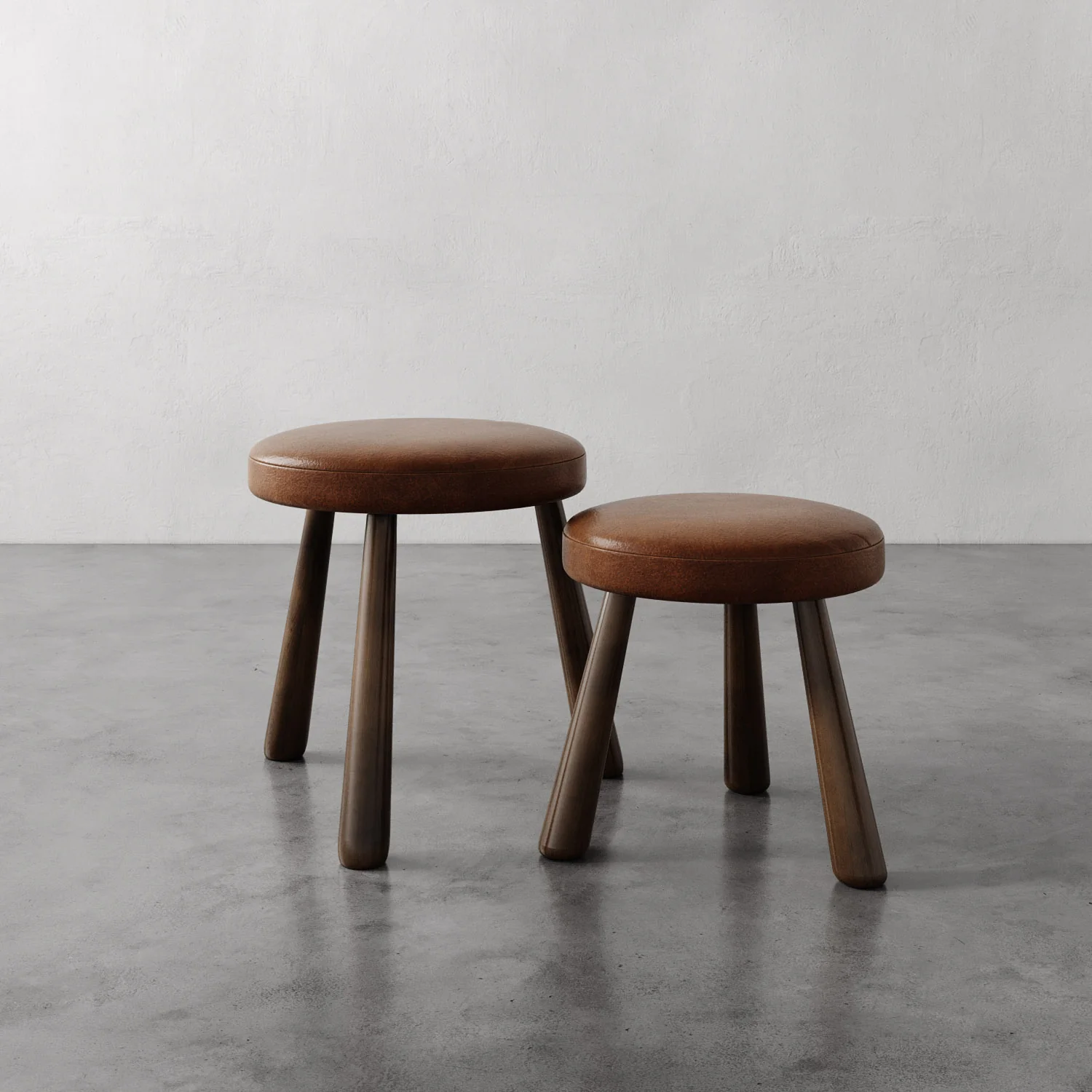 Madeleine Leather Stool - Image 9