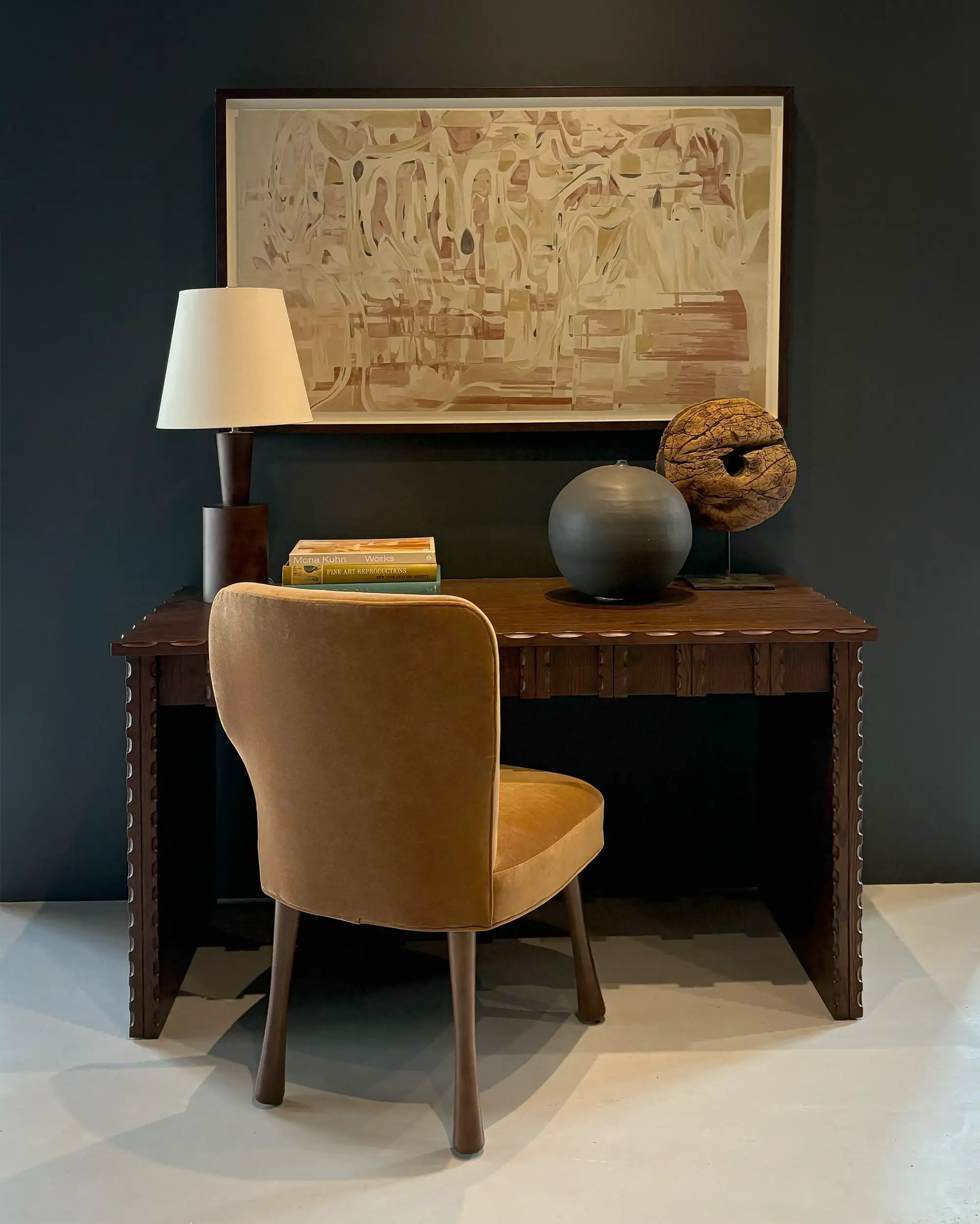 Marchand Desk, Walnut Oak Finish - Image 2