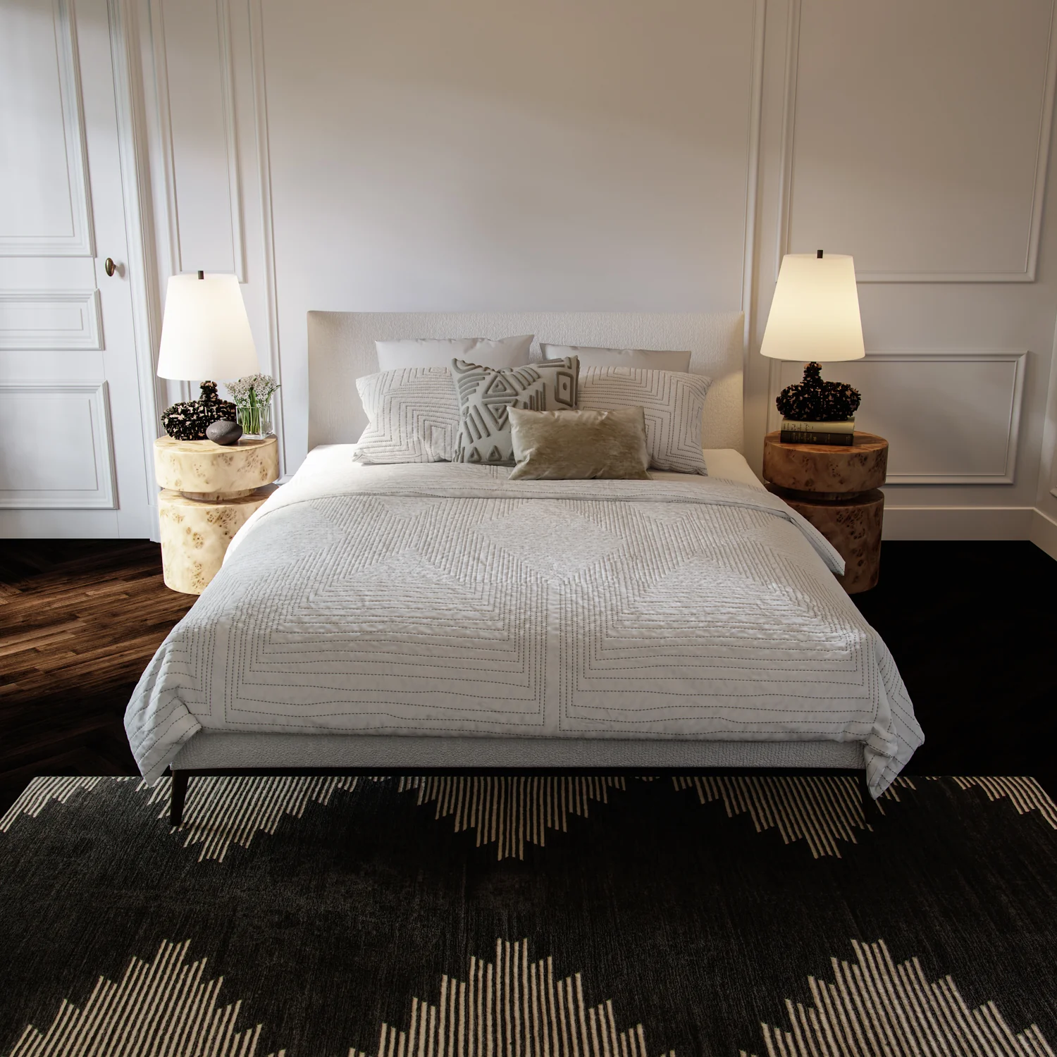Metlili Missira Rug, Charcoal - Image 10