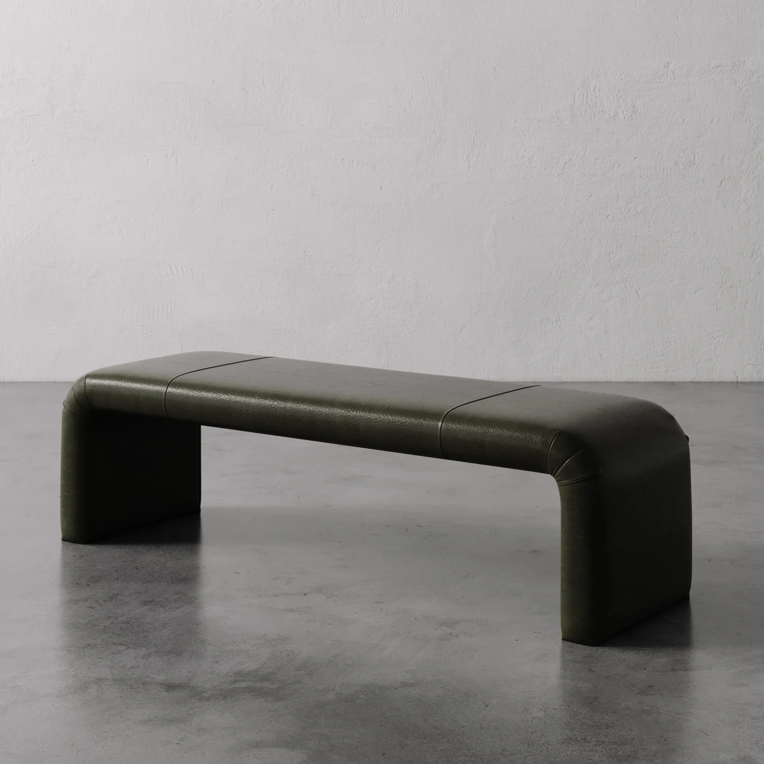 Nadia Leather Bench - Image 12