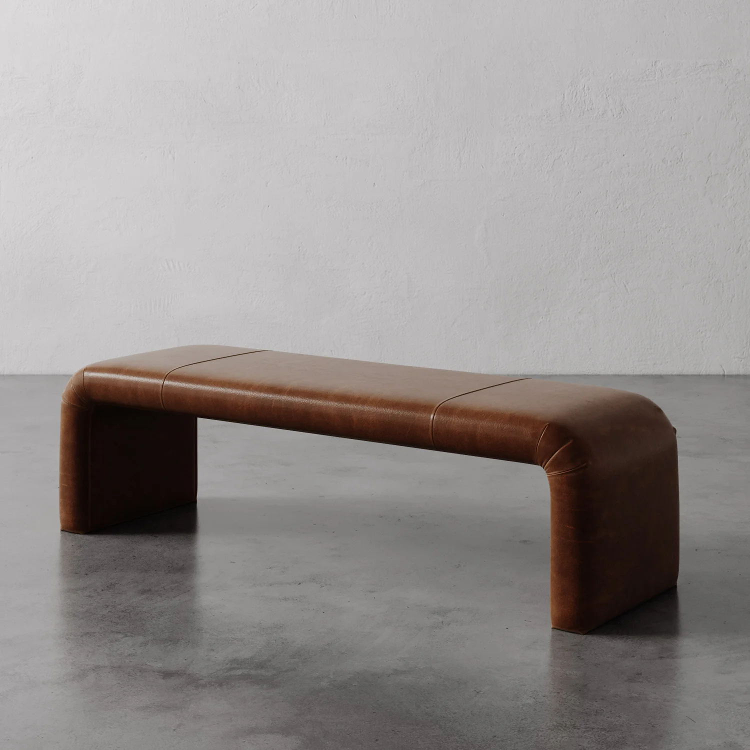 Nadia Leather Bench - Image 14
