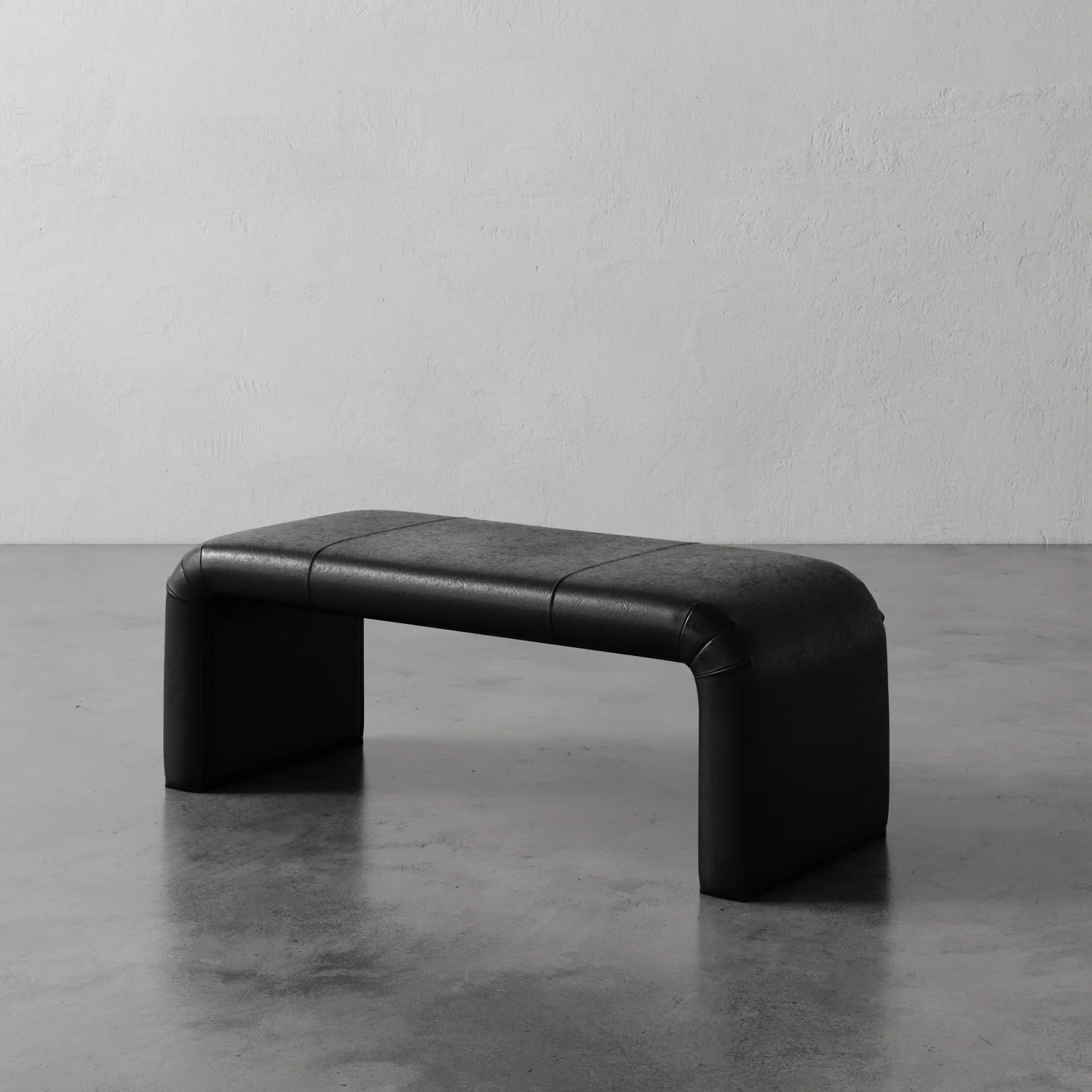 Nadia Leather Bench - Image 3
