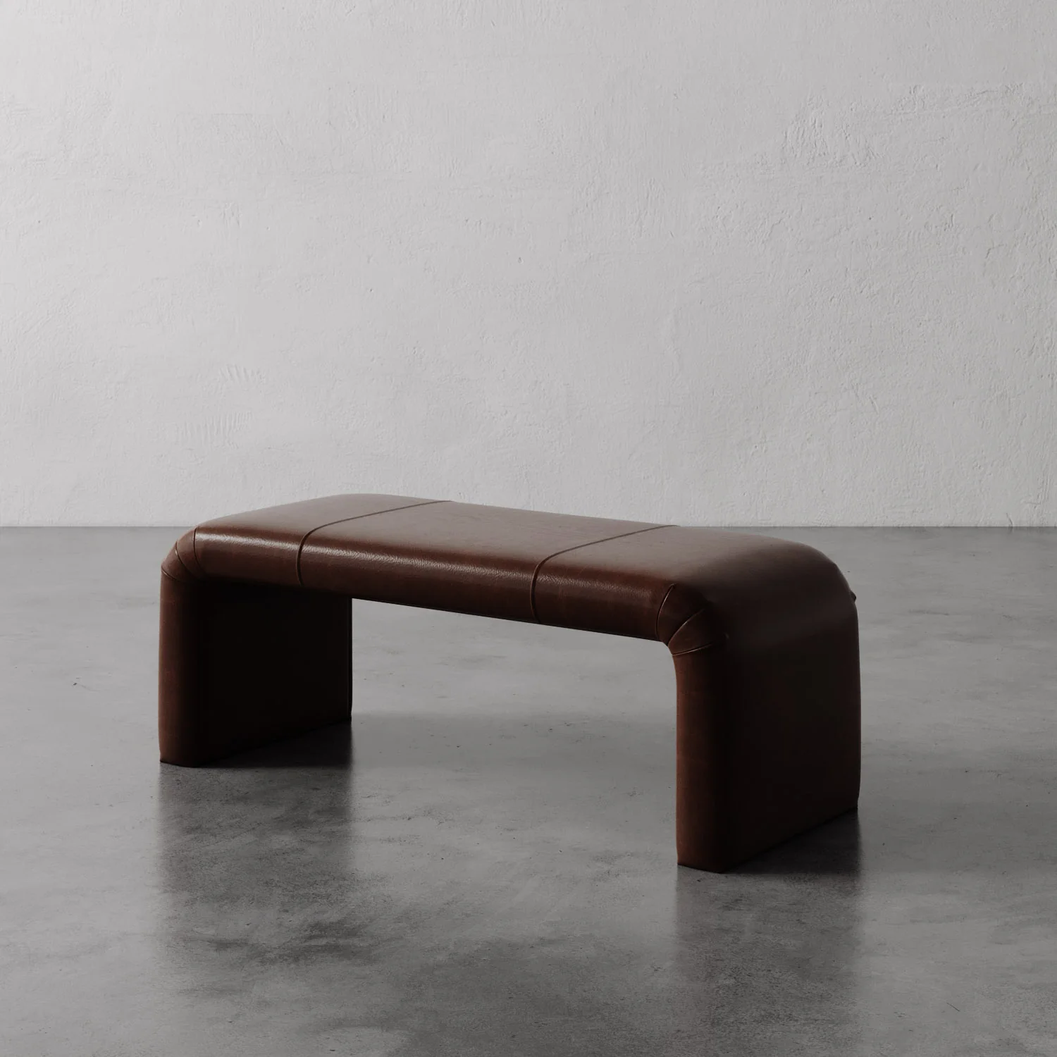 Nadia Leather Bench - Image 4