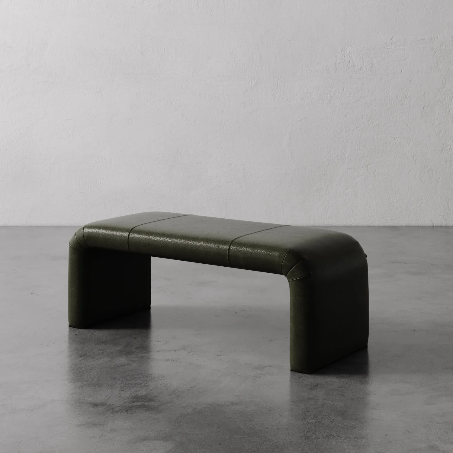 Nadia Leather Bench - Image 5