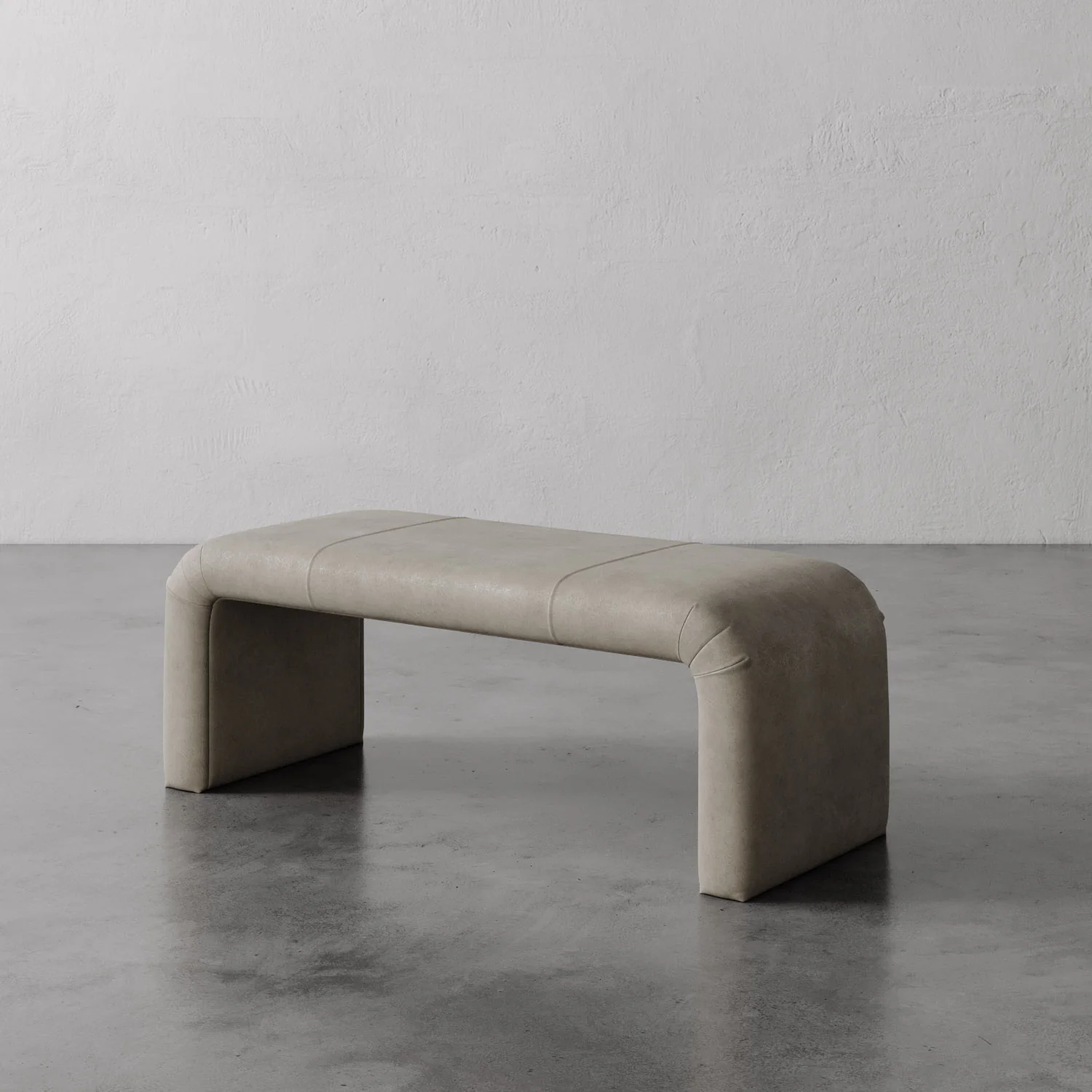 Nadia Leather Bench - Image 6