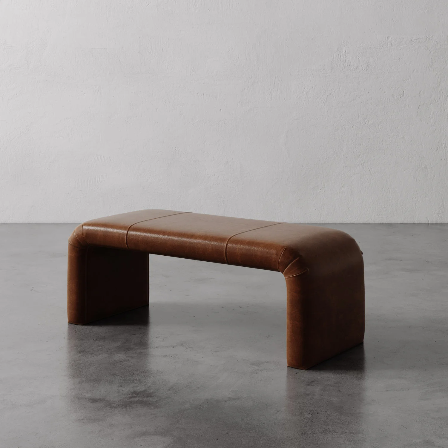 Nadia Leather Bench - Image 7