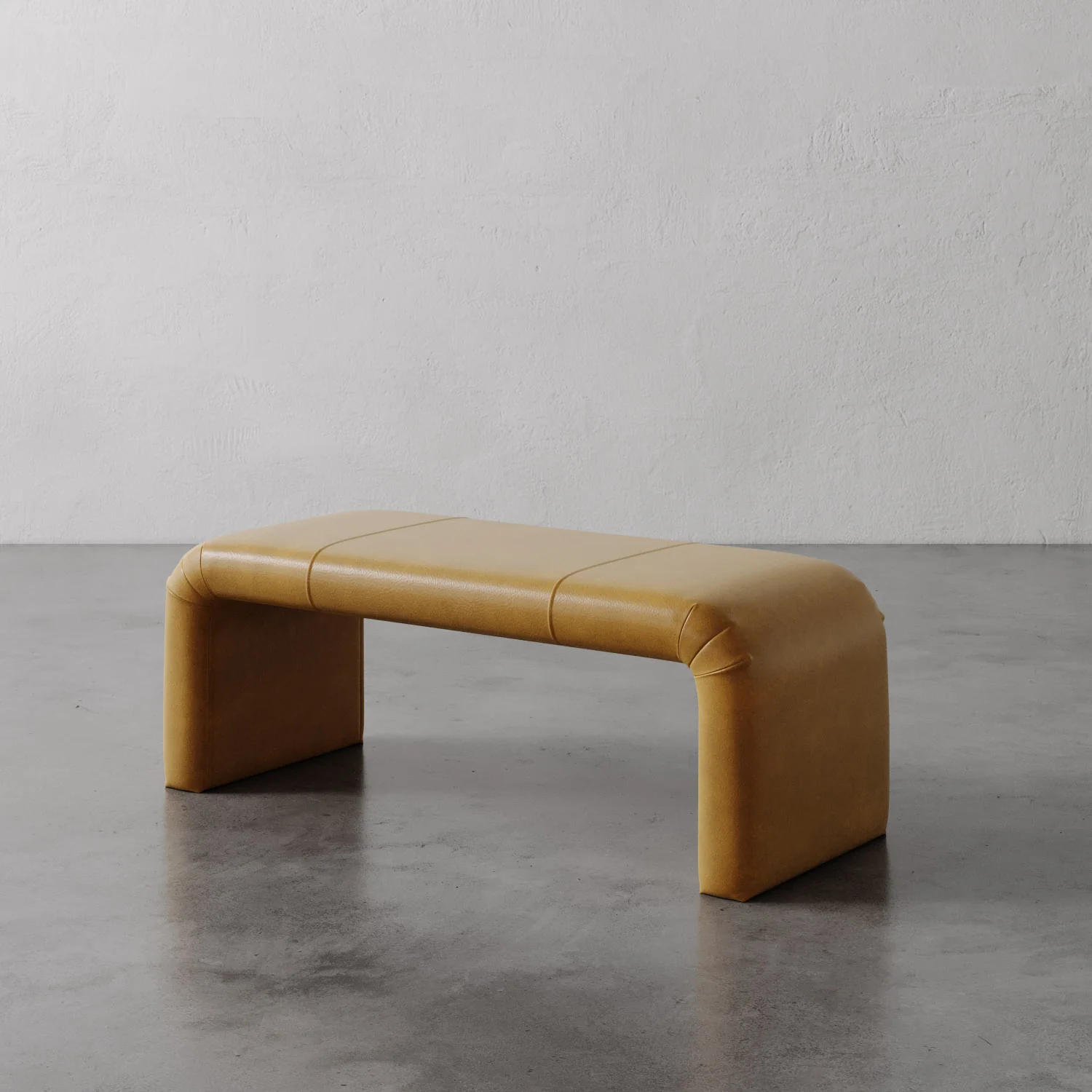 Nadia Leather Bench - Image 8