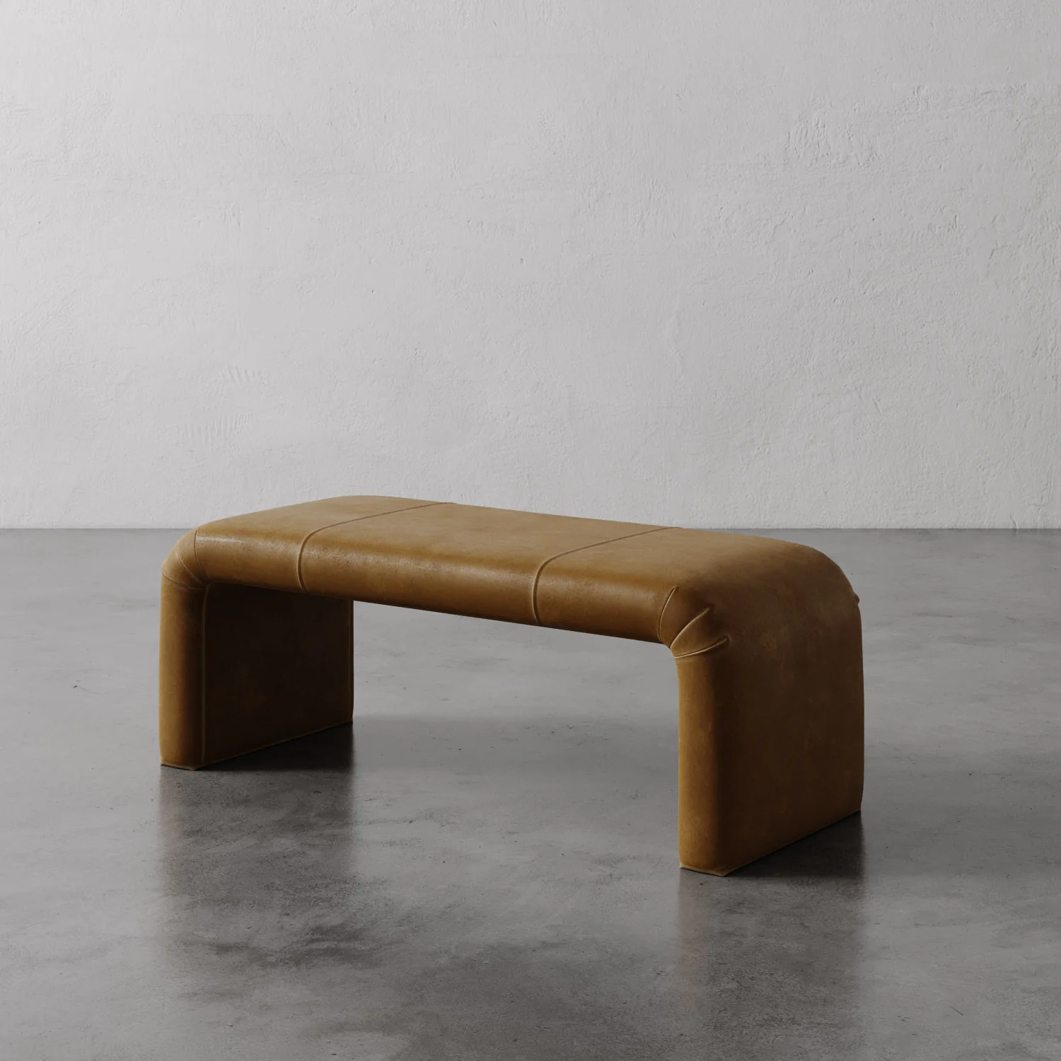 Nadia Leather Bench - Image 9