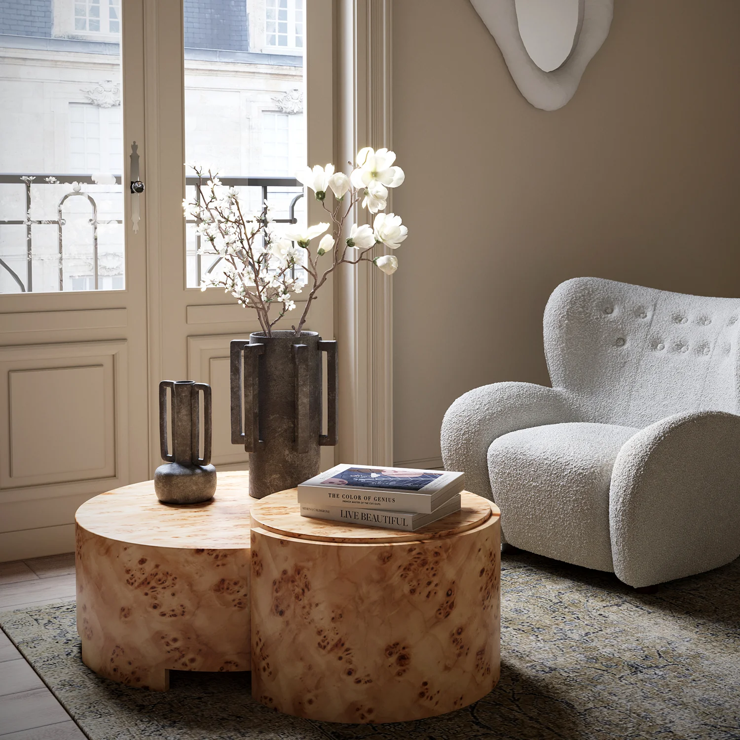 Normandie and Bretagne Vase Collection - (Dark Grey) - Image 2